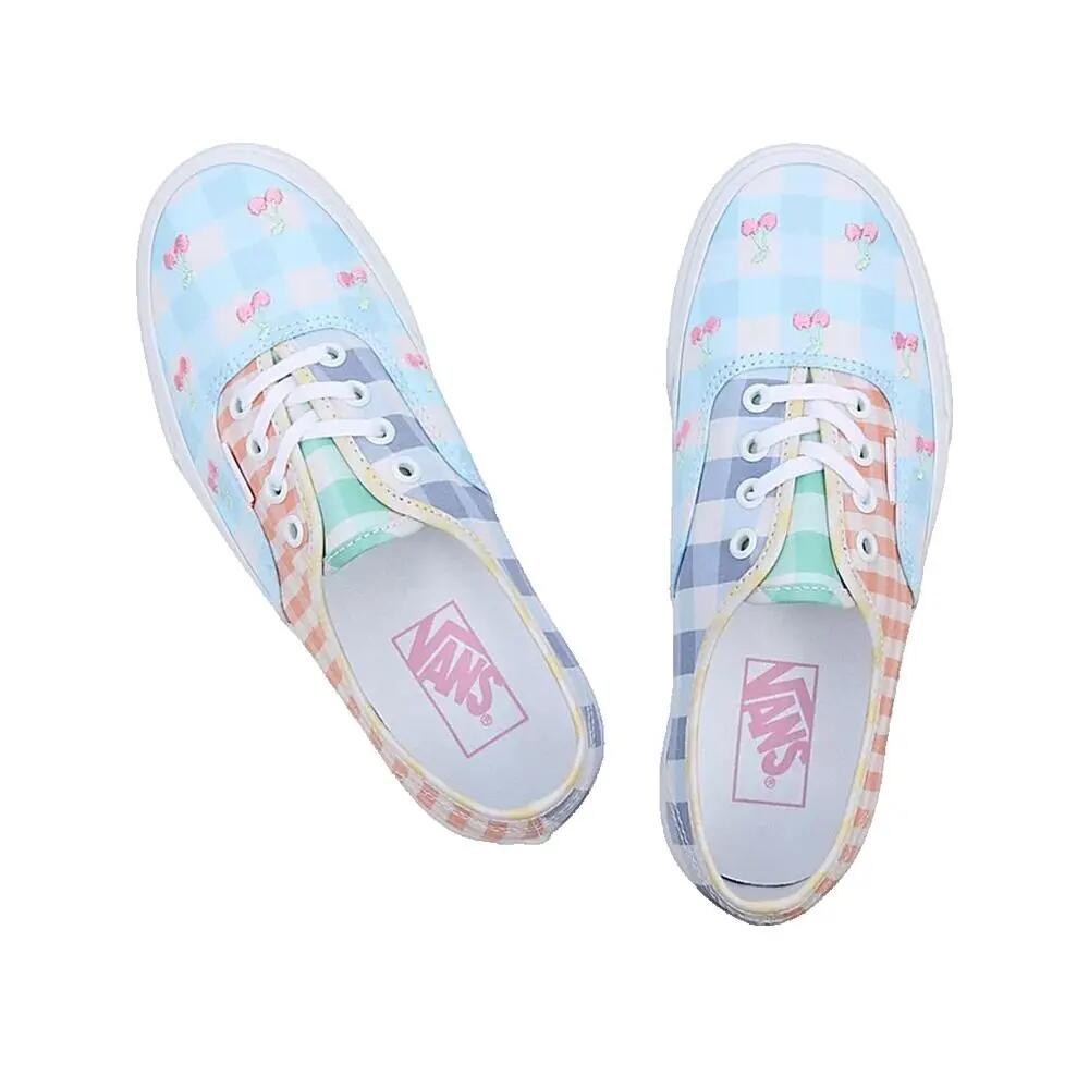 Zapatillas Vans Gingham Block Authentic Blancas 3/3