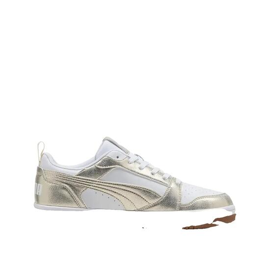 Scarpe PUMA Rebound V6 Low Metallic Whisper Bianco