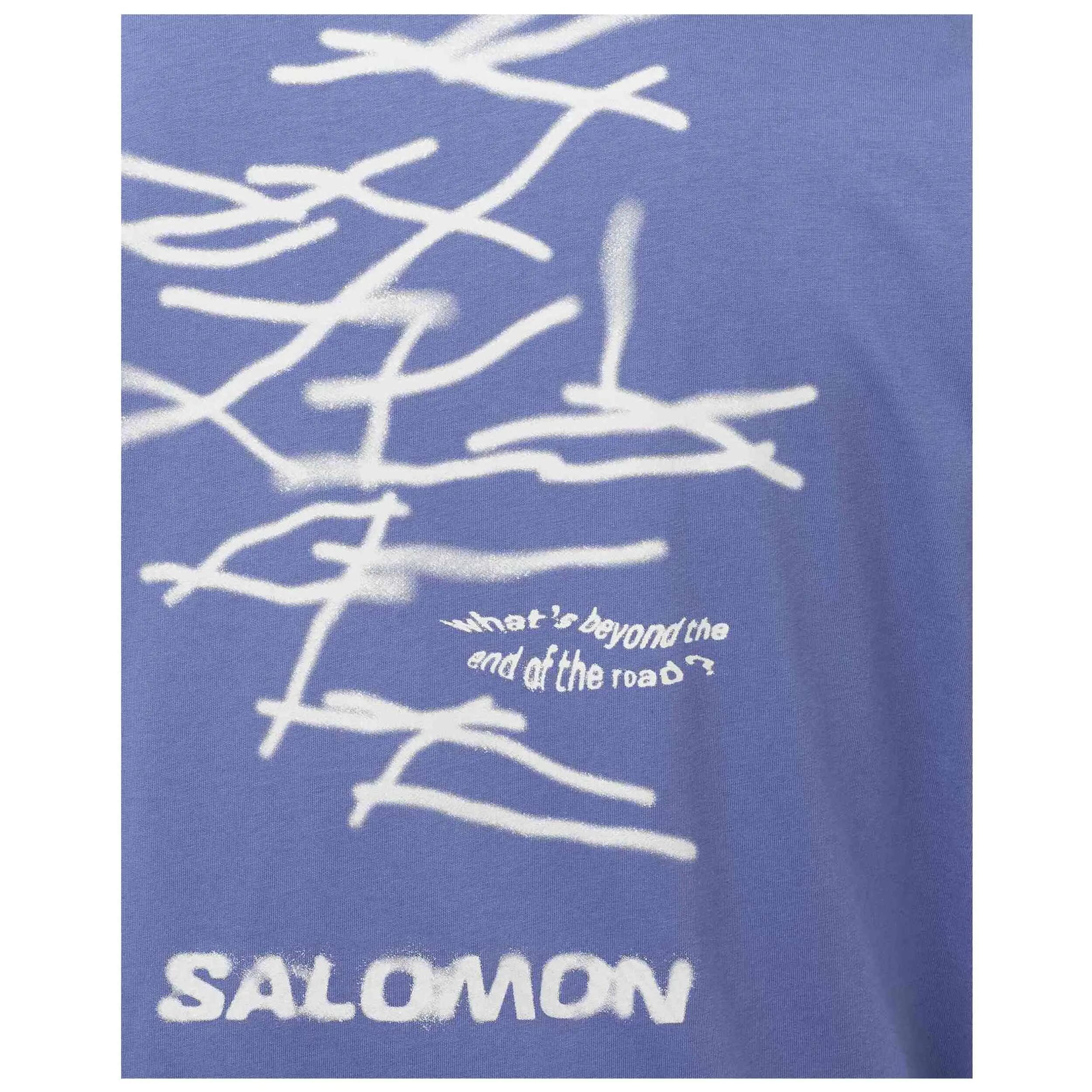 T-shirt met korte mouwen Salomon model Wild Rays Graphic voor mannen 5/5