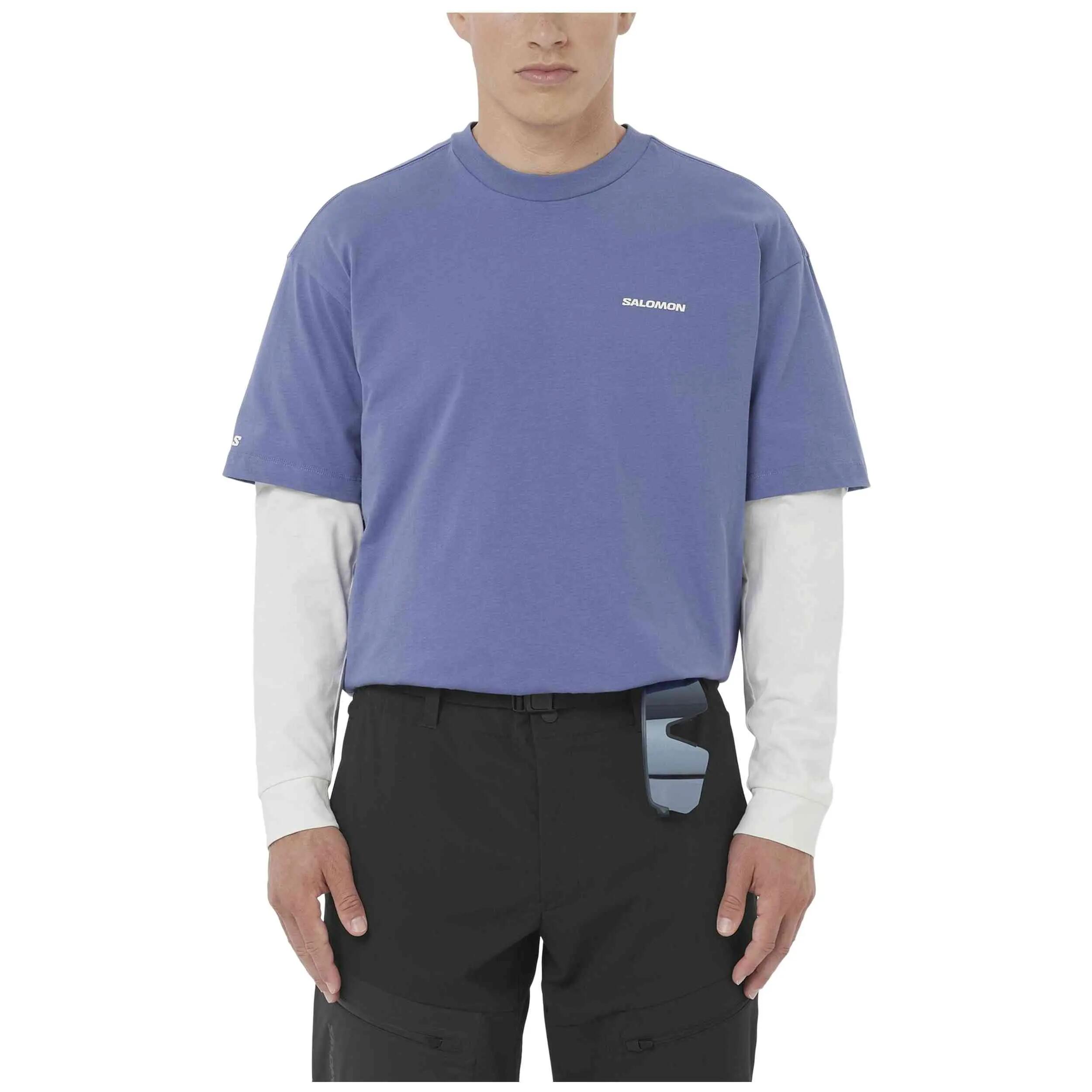T-shirt met korte mouwen Salomon model Wild Rays Graphic voor mannen 3/5