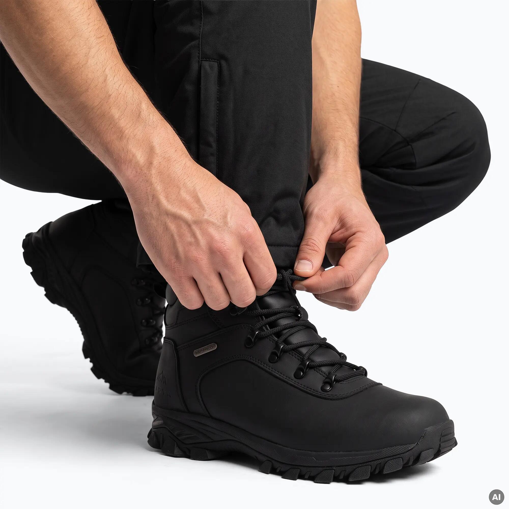 Ghete de zăpadă pentru bărbați KADVA MAXPRO MID WP negru 4/7