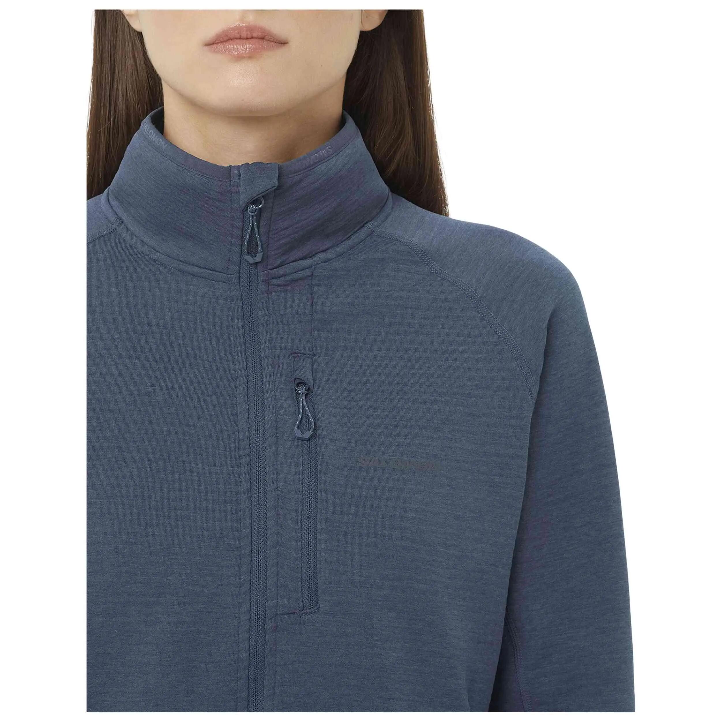 Fleecejacke Salomon Modell Essential Lightwarm Full Zip für unisex 5/5