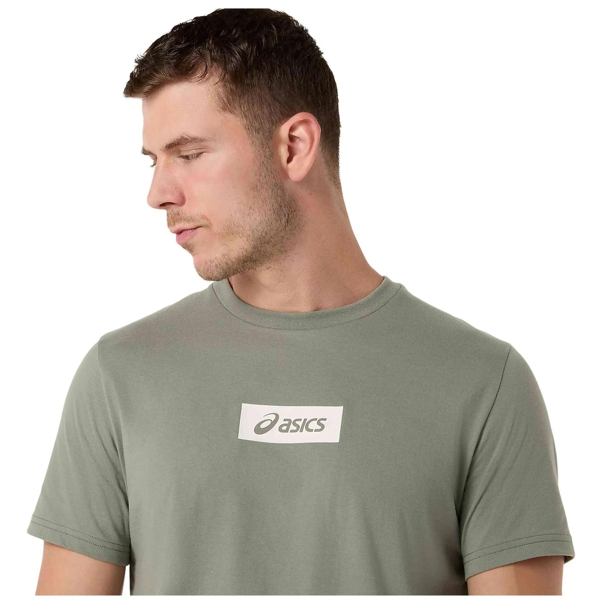 T-shirt met korte mouwen Asics model CHEST LOGO TEE voor mannen 4/5