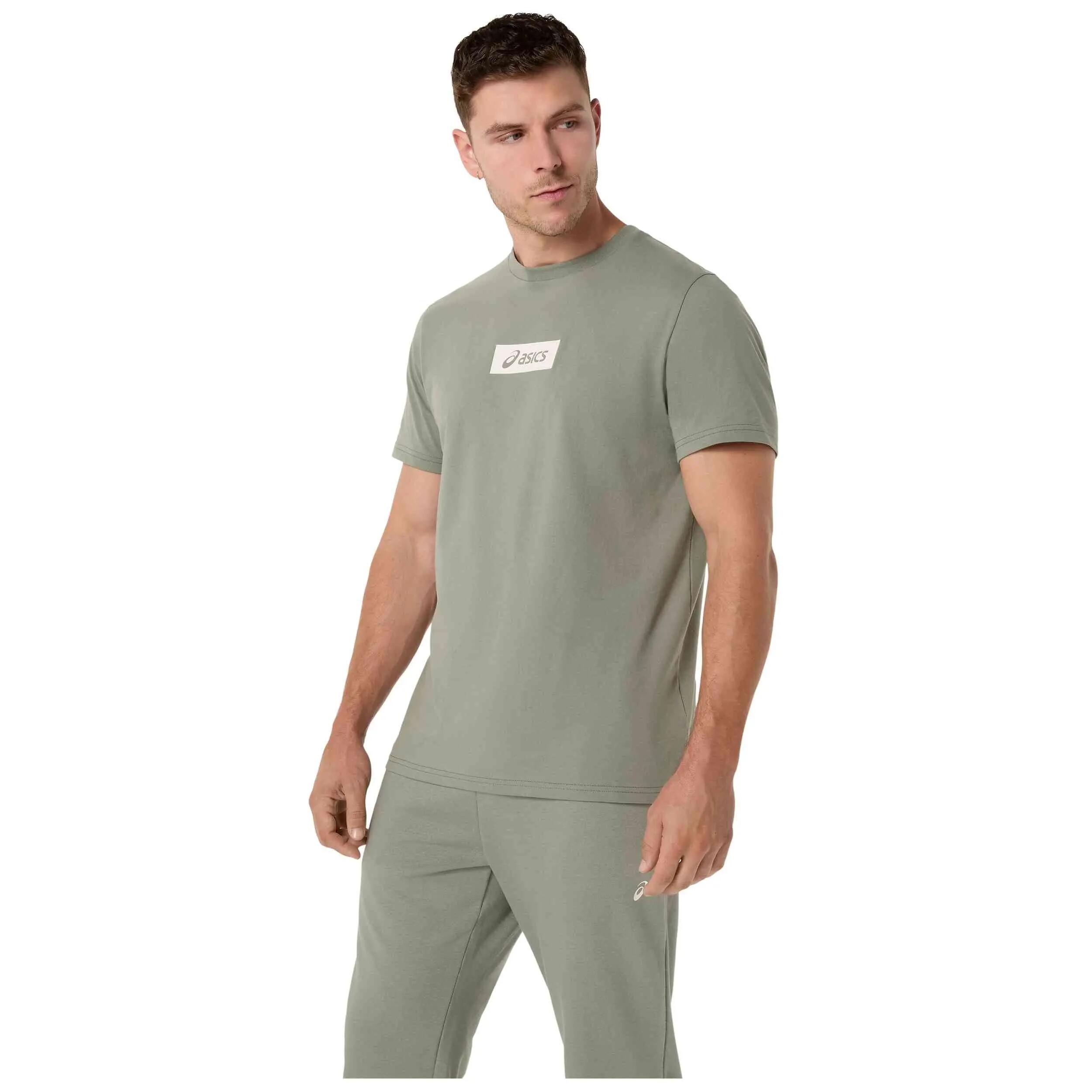 T-shirt met korte mouwen Asics model CHEST LOGO TEE voor mannen 3/5