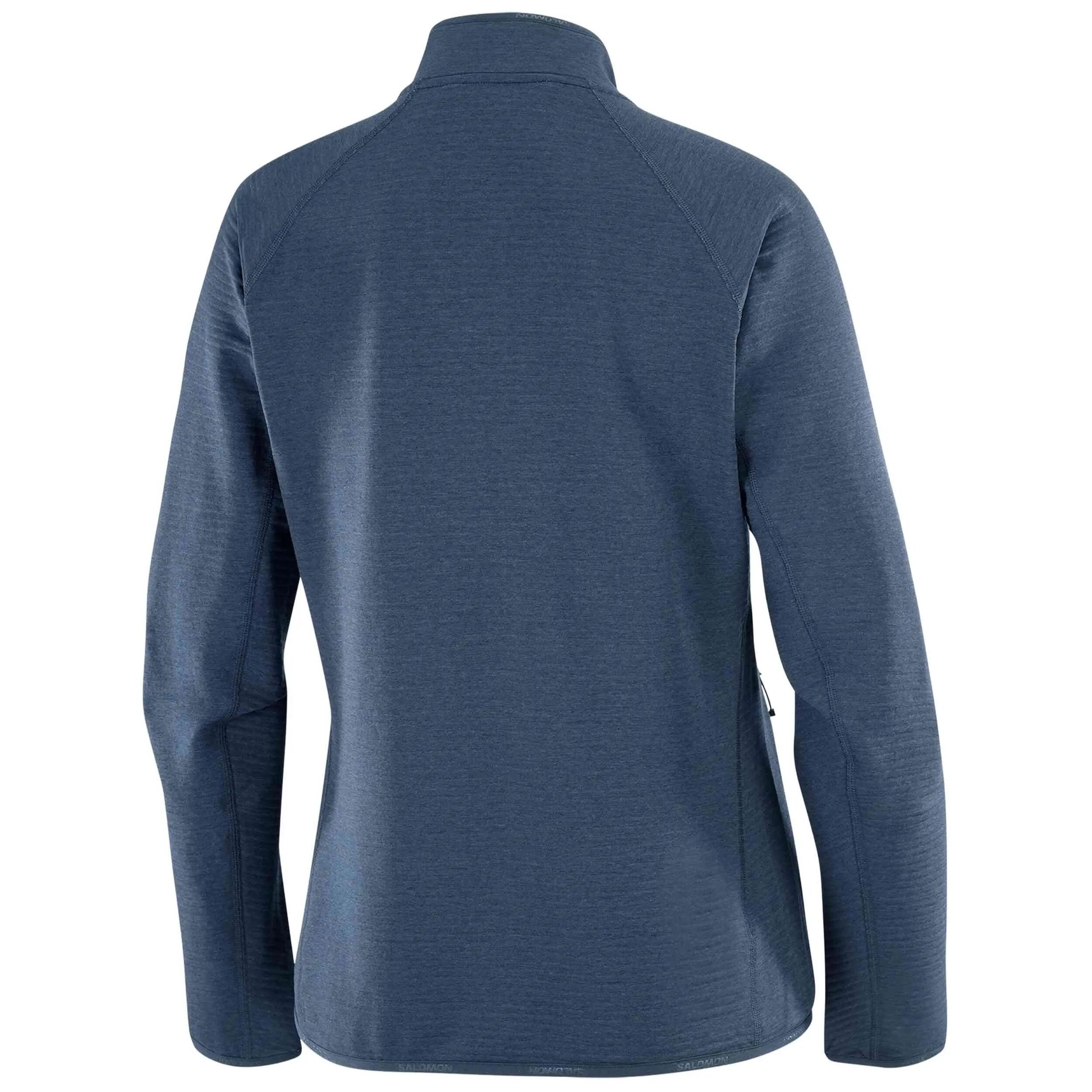 Fleecejacke Salomon Modell Essential Lightwarm Full Zip für unisex 2/5