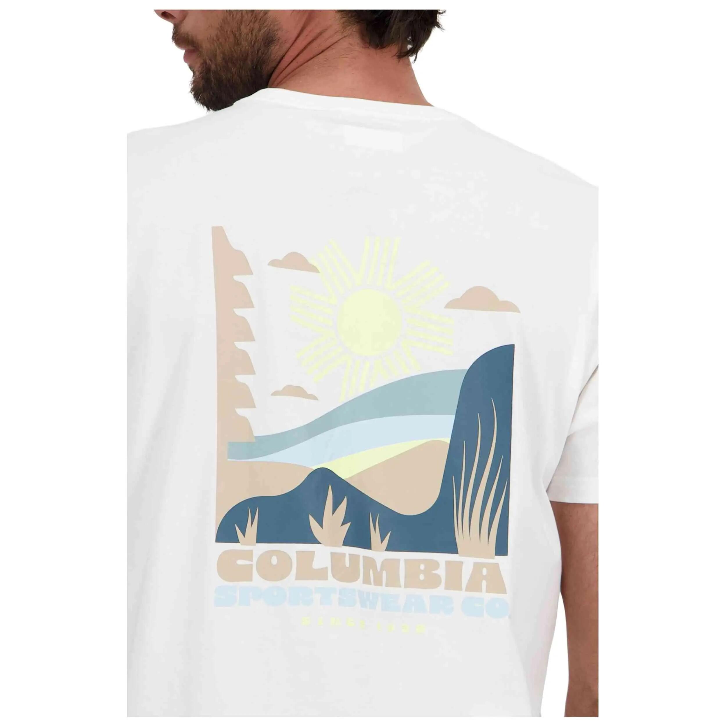T-shirt met korte mouwen Columbia model CSC Outdoor Back Graphic Tee voor mannen 4/5