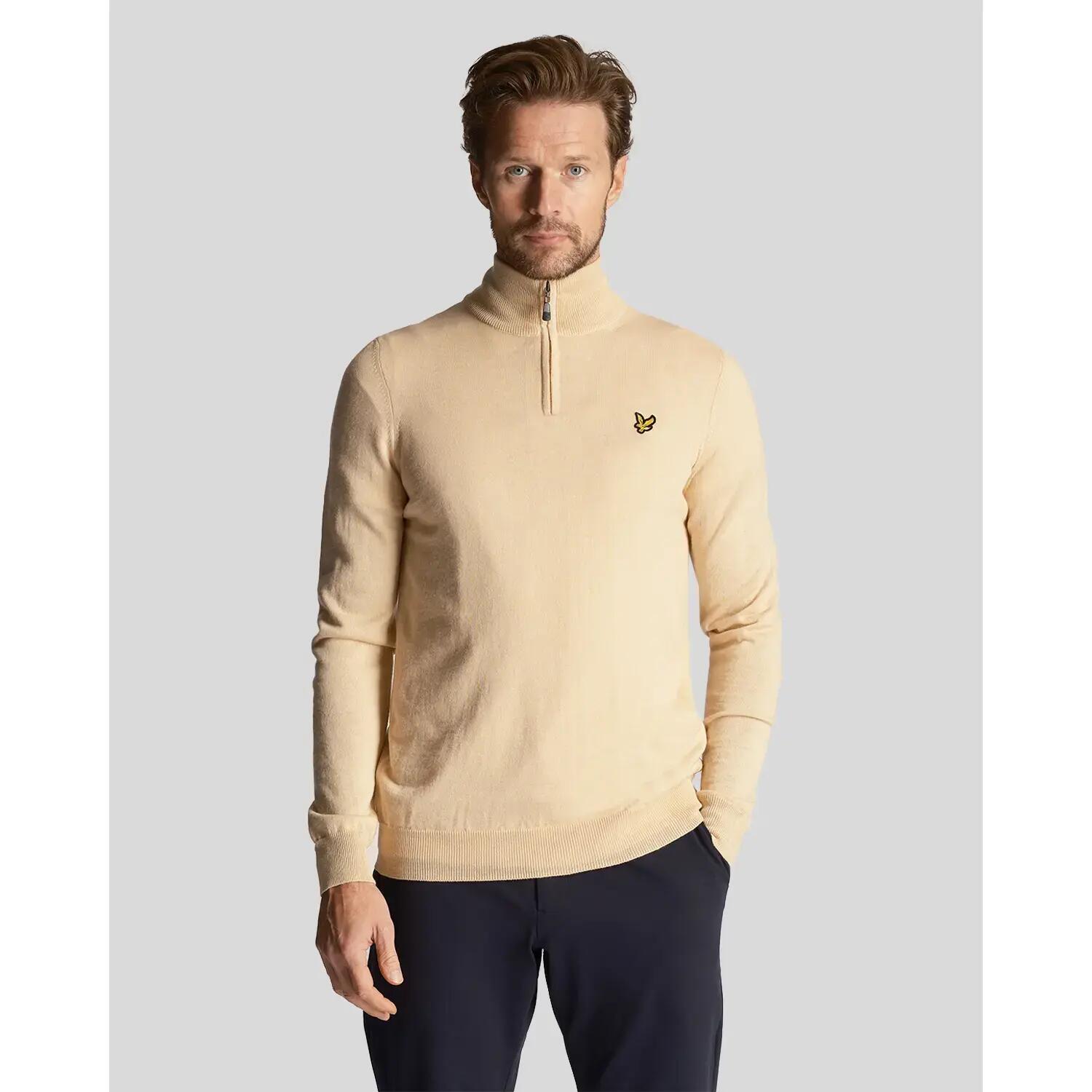 Merinopullover 1/4 Reißverschluss Lyle & Scott Core 2/5