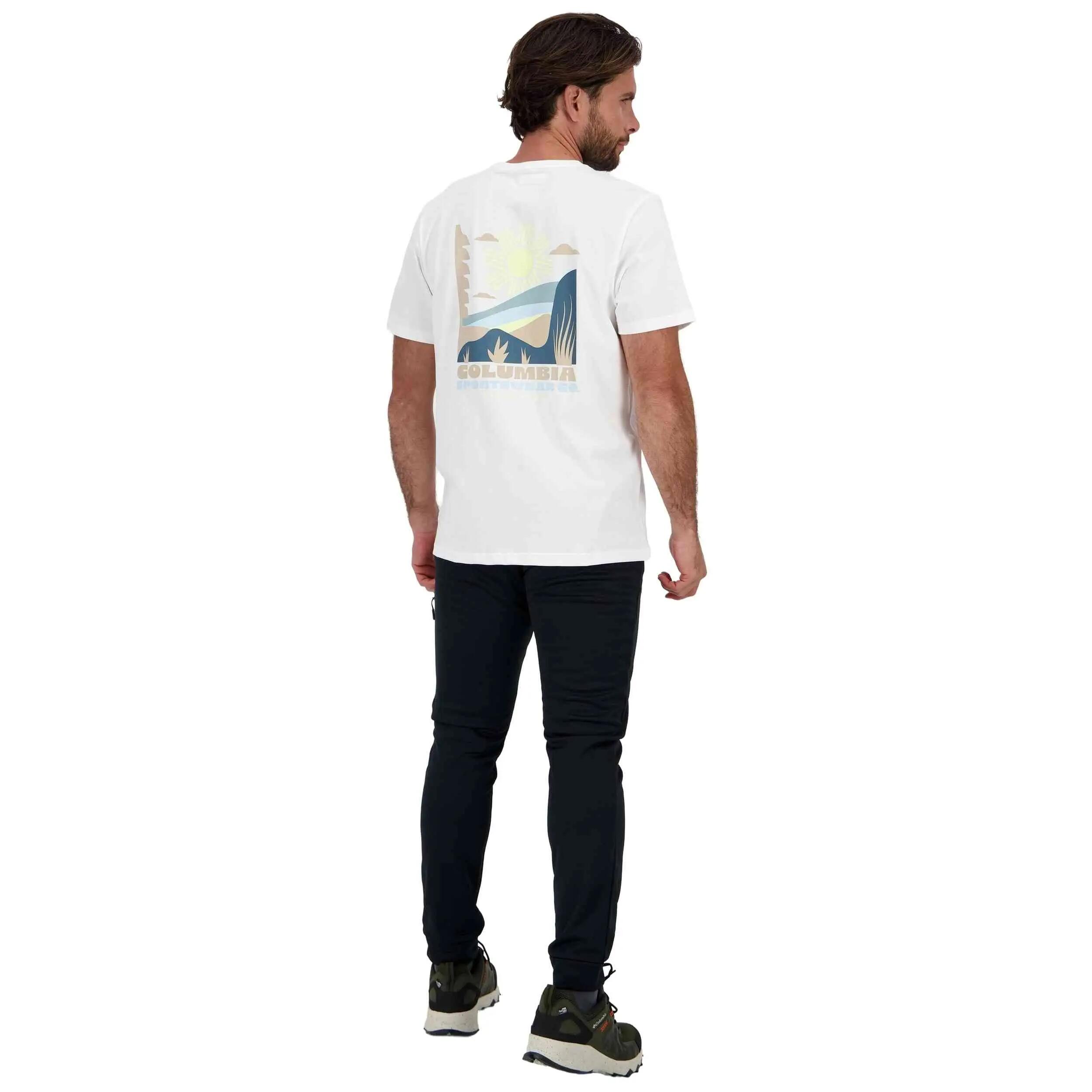 T-shirt met korte mouwen Columbia model CSC Outdoor Back Graphic Tee voor mannen 2/5