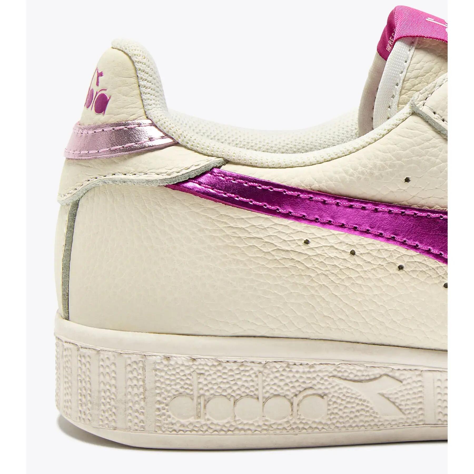 Sneakersy damskie Diadora Game L Low Waxed Metal 5/5