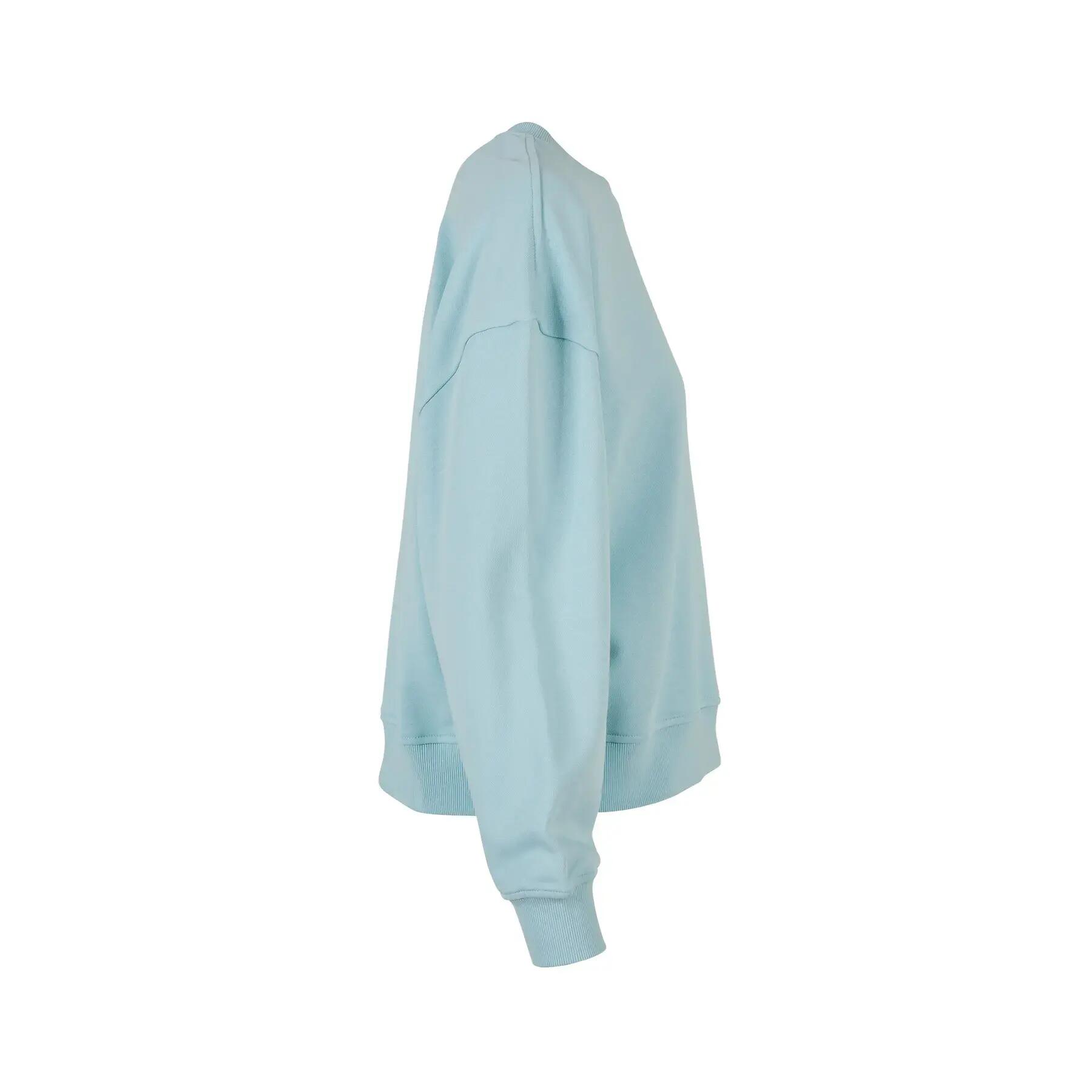 Dames sweatshirt met ronde hals Build Your Brand Oversized 3/4