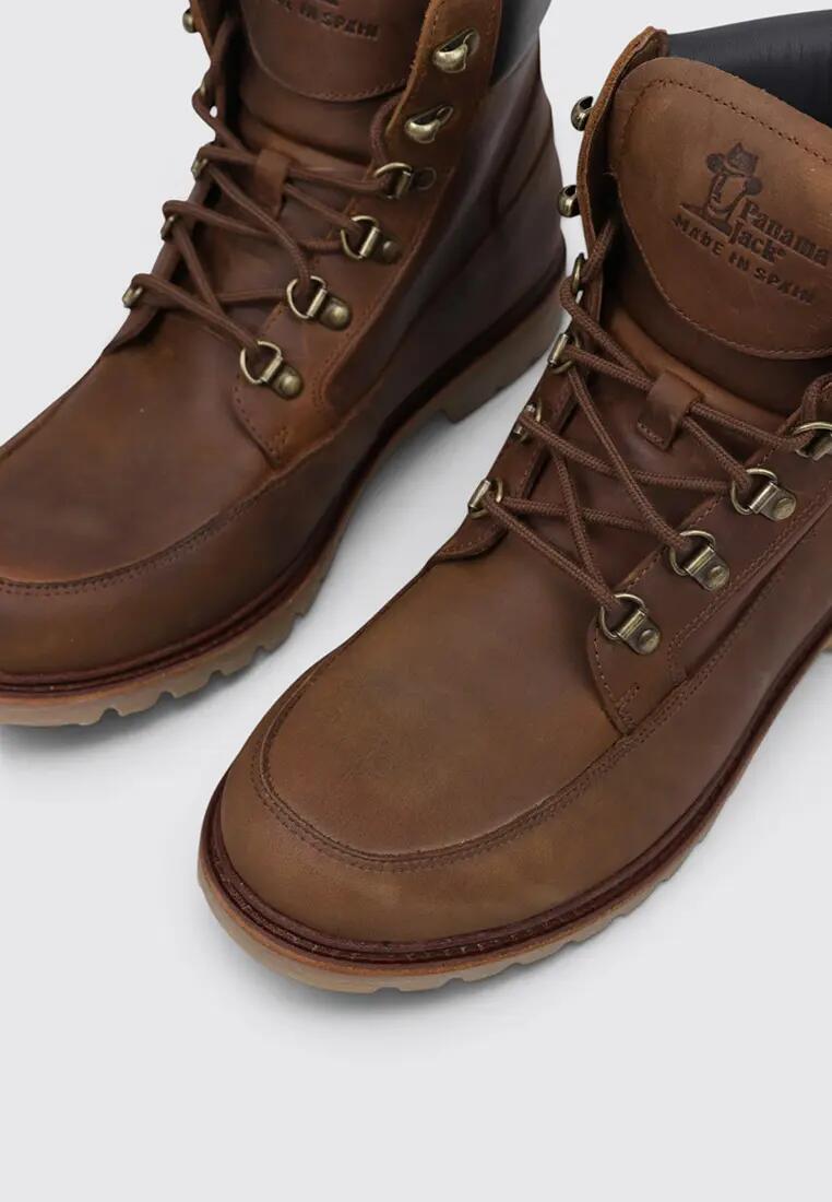 Bottes de randonnée - Homme - Cuir - Polop - Marron 3/4
