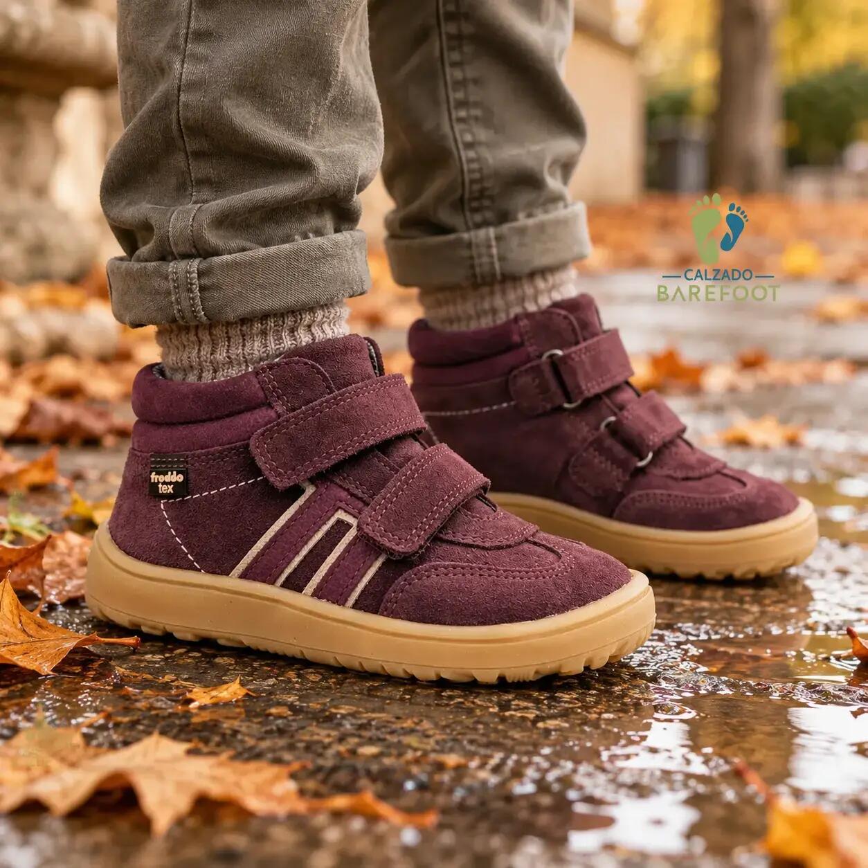 Froddo Barefoot F-Motion Tex Burdeos - Talla 28 2/7