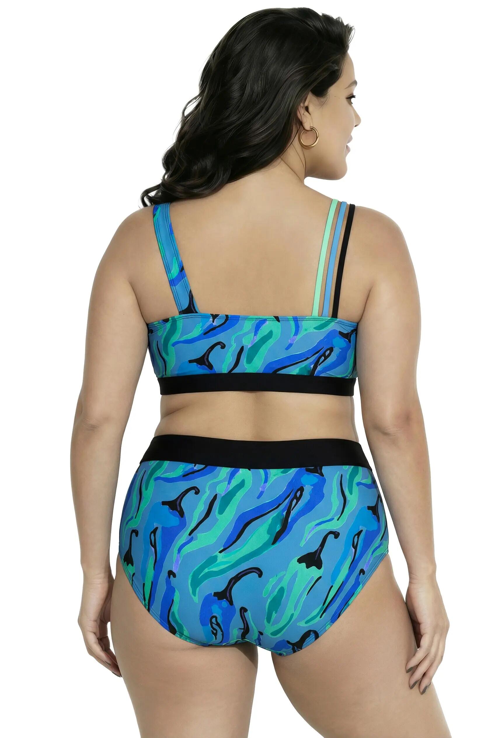 Dames Bikini chili's zachte cups driedelig schouderbandje gerecycled 3/10