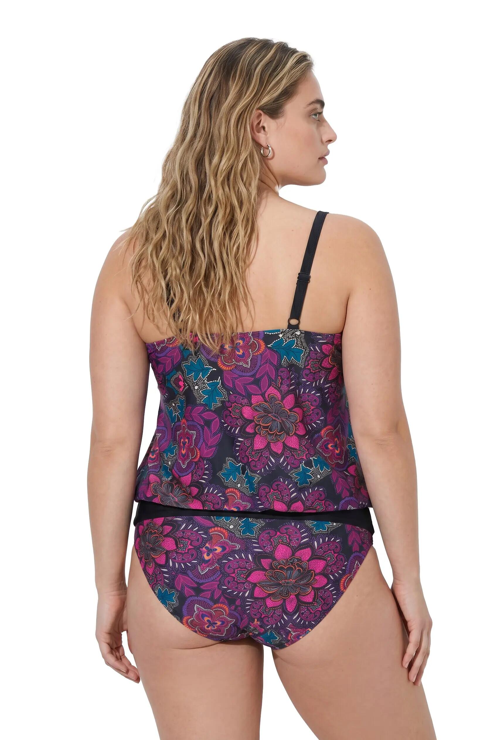 Damen Tankini gemustert Träger verstellbar recycelt 3/10