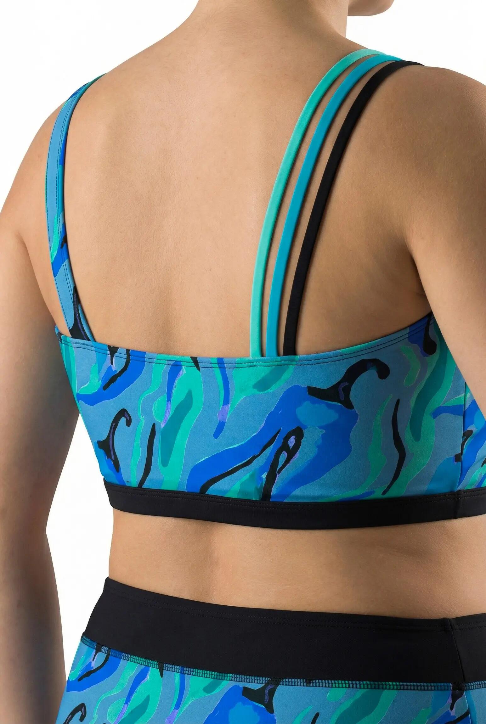 Dames Bikini chili's zachte cups driedelig schouderbandje gerecycled 8/10