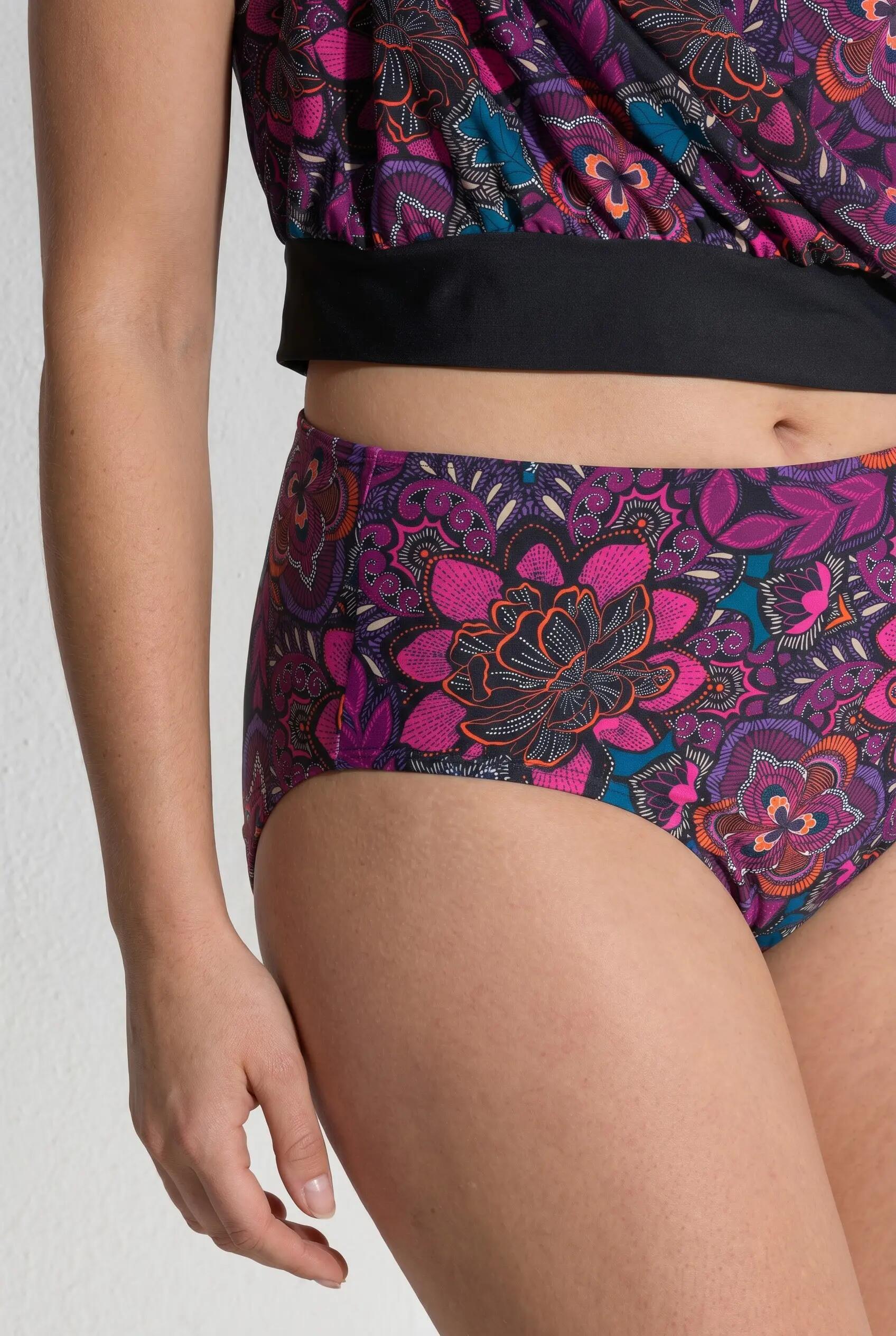 Damen Tankini gemustert Träger verstellbar recycelt 7/10