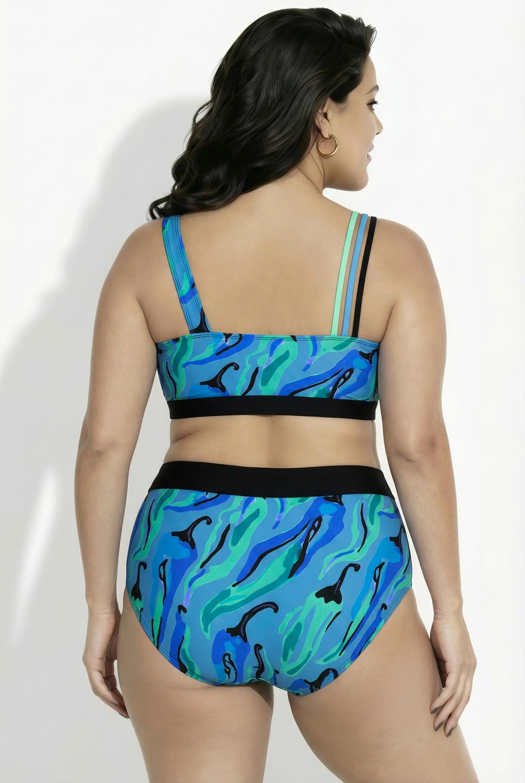Dames Bikini chili's zachte cups driedelig schouderbandje gerecycled 5/10