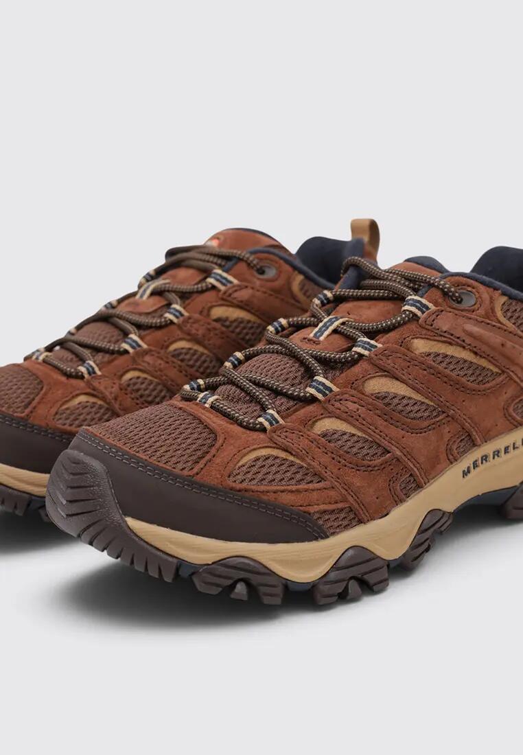 Zapatillas senderismo hombre MERRELL MOAB 3 marrón 3/4
