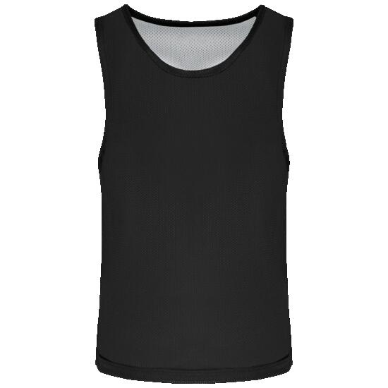Chasuble réversible multisports enfant - Black / White - 10/14 ans