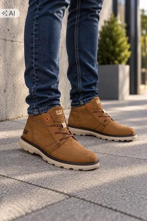 Męskie buty trekkingowe wysokie skóra trapery CATERPILLAR TREY 2.0 2/11