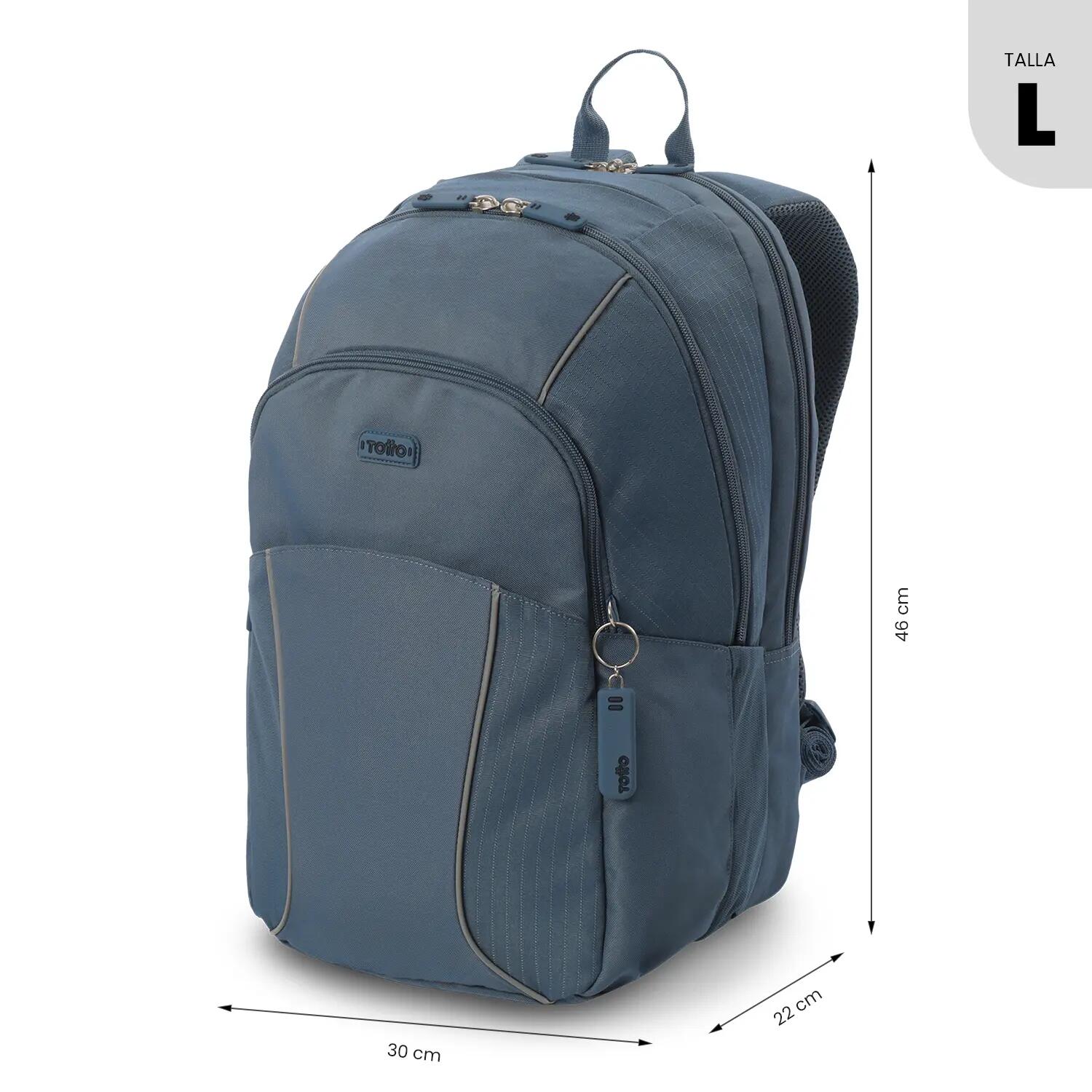 Totto Mochila urbana Cambri 3.0 China Blue Poliéster 30 x 46 x 22 cm 2/5