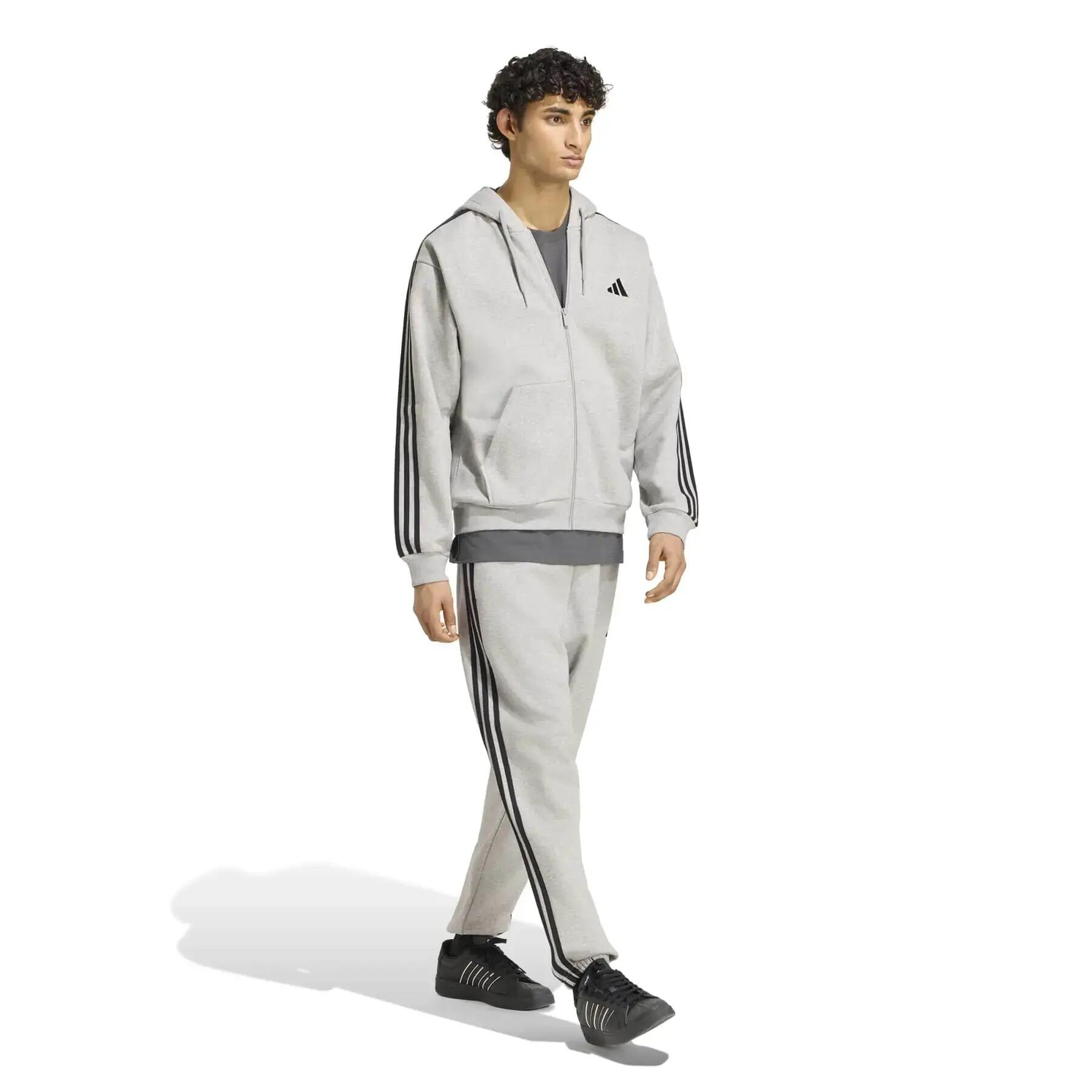 Pantalon de jogging tapered adidas Essentials 3-Stripes Fleece Cuffed 3/6