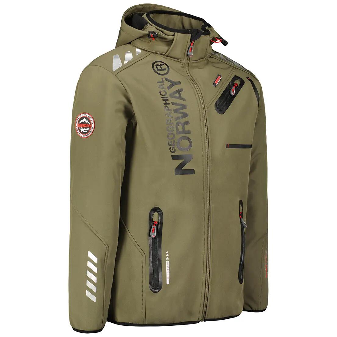 GEOGRAPHICAL NORWAY Softshell ROYAUTE DB KAKI-NOIR Zapatillas 4/8