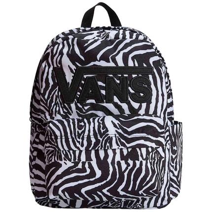 Rugzak Vans model Old Skool Drop V Backpack "Marshmallow Zebra" voor vrouwen