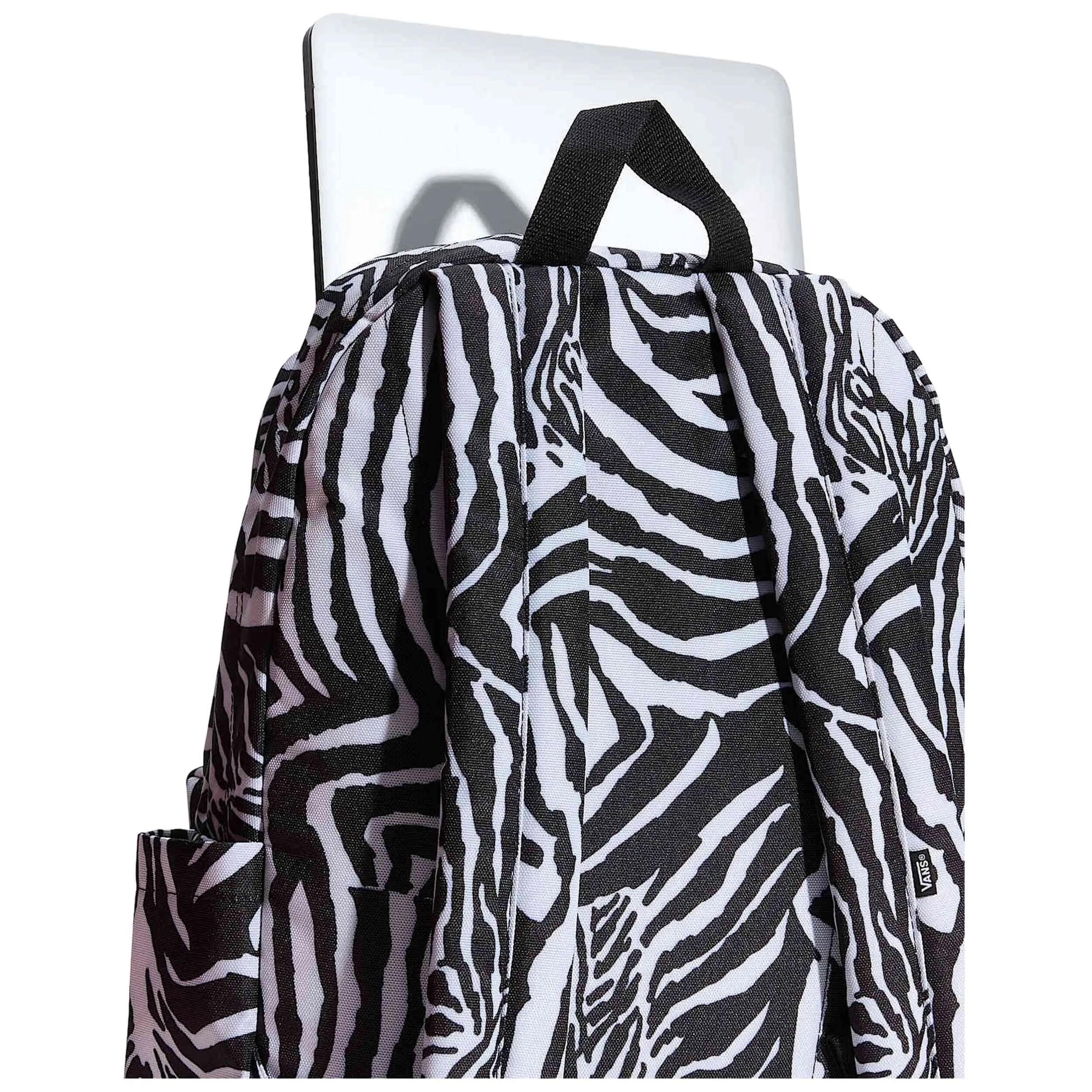 Rucksack Vans Modell Old Skool Drop V Backpack "Marshmallow Zebra" für frauen 5/5