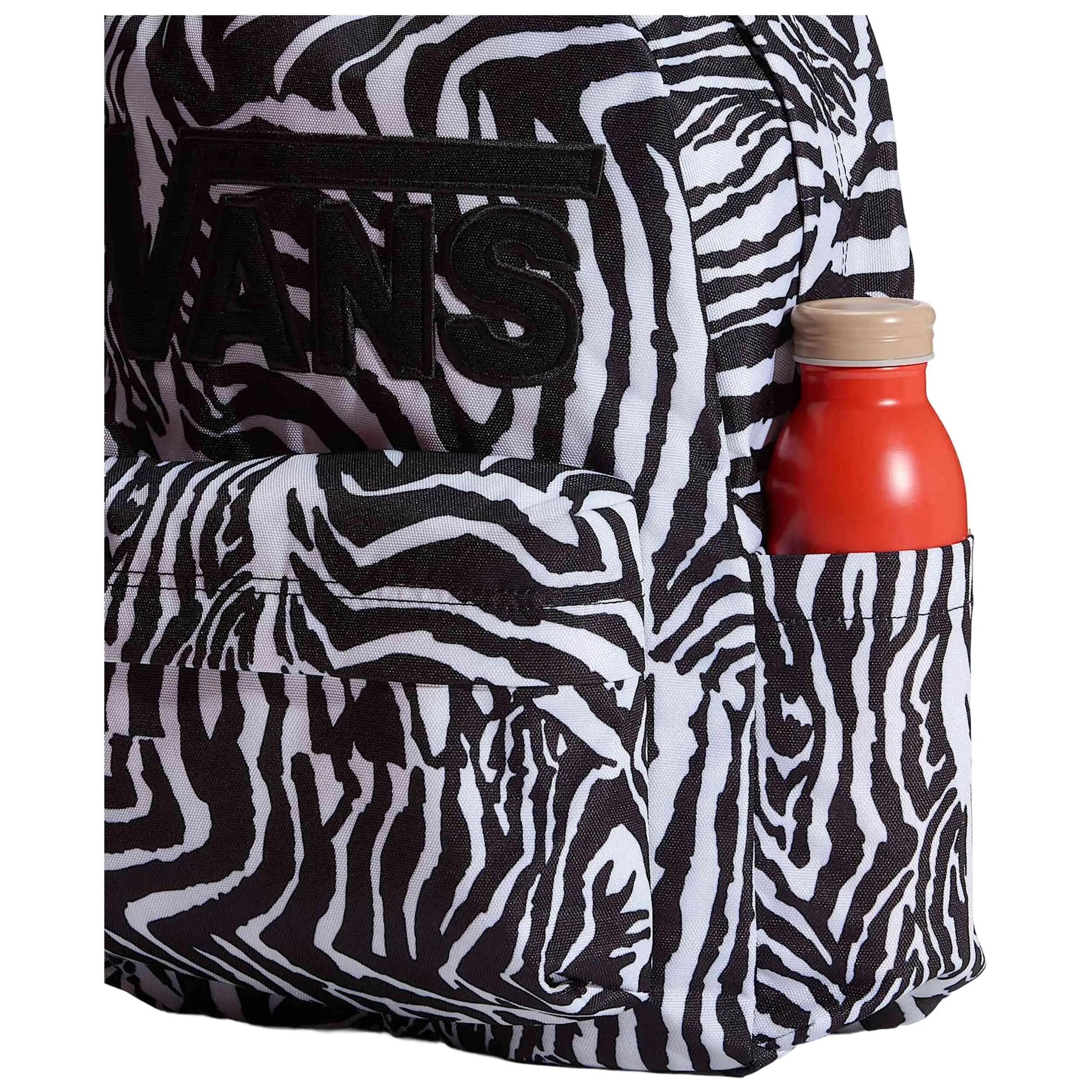 Rucksack Vans Modell Old Skool Drop V Backpack "Marshmallow Zebra" für frauen 4/5