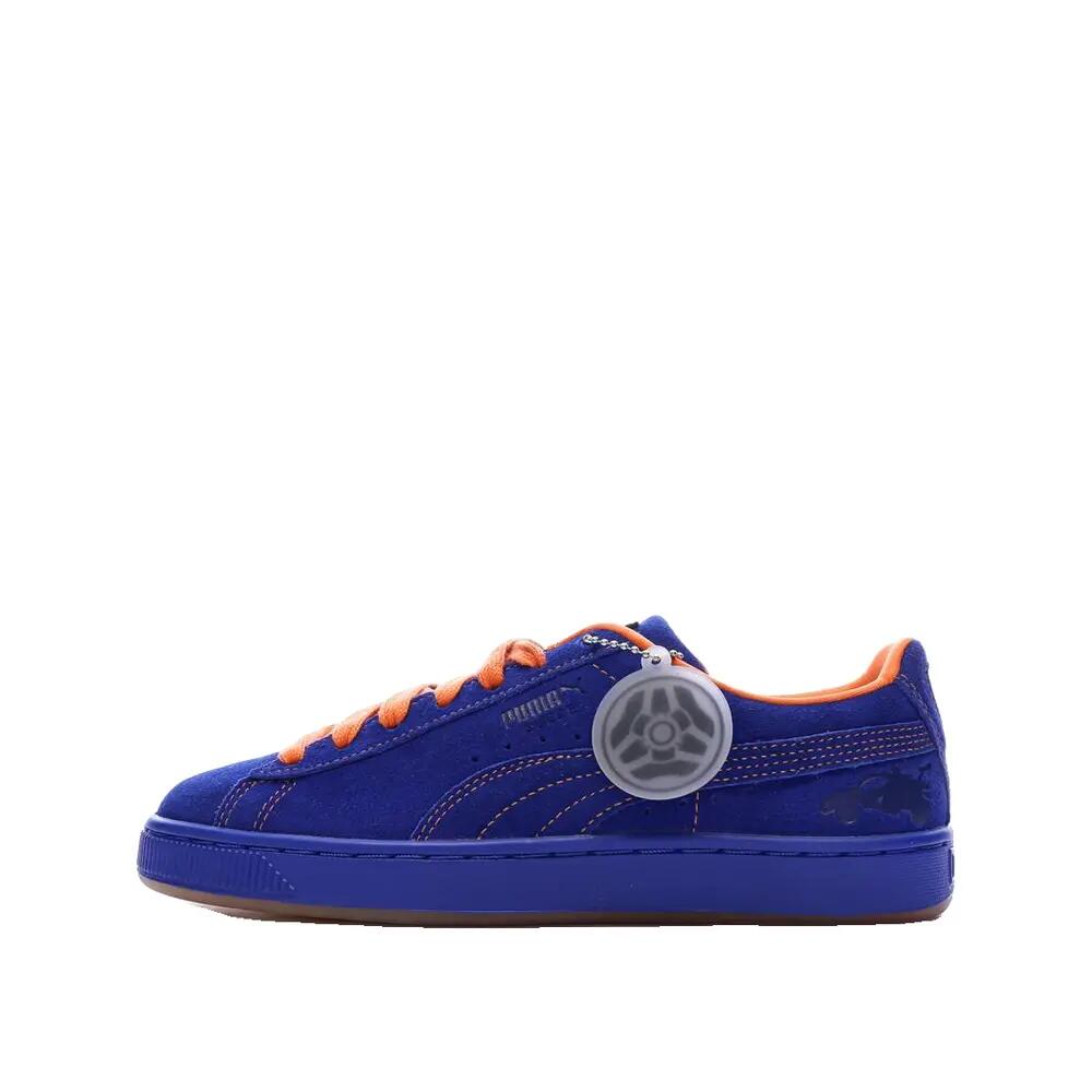 Buty PUMA Suede Rocket League Niebiesko-Pomarańczowe 1/1