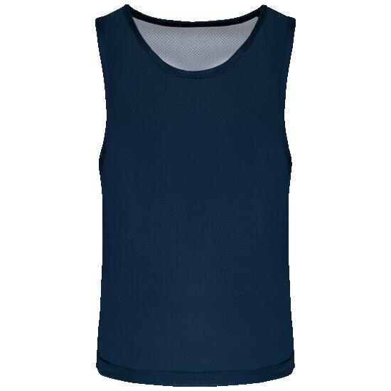 Chasuble réversible multisports enfant - Sporty Navy / White - 10/14 ans