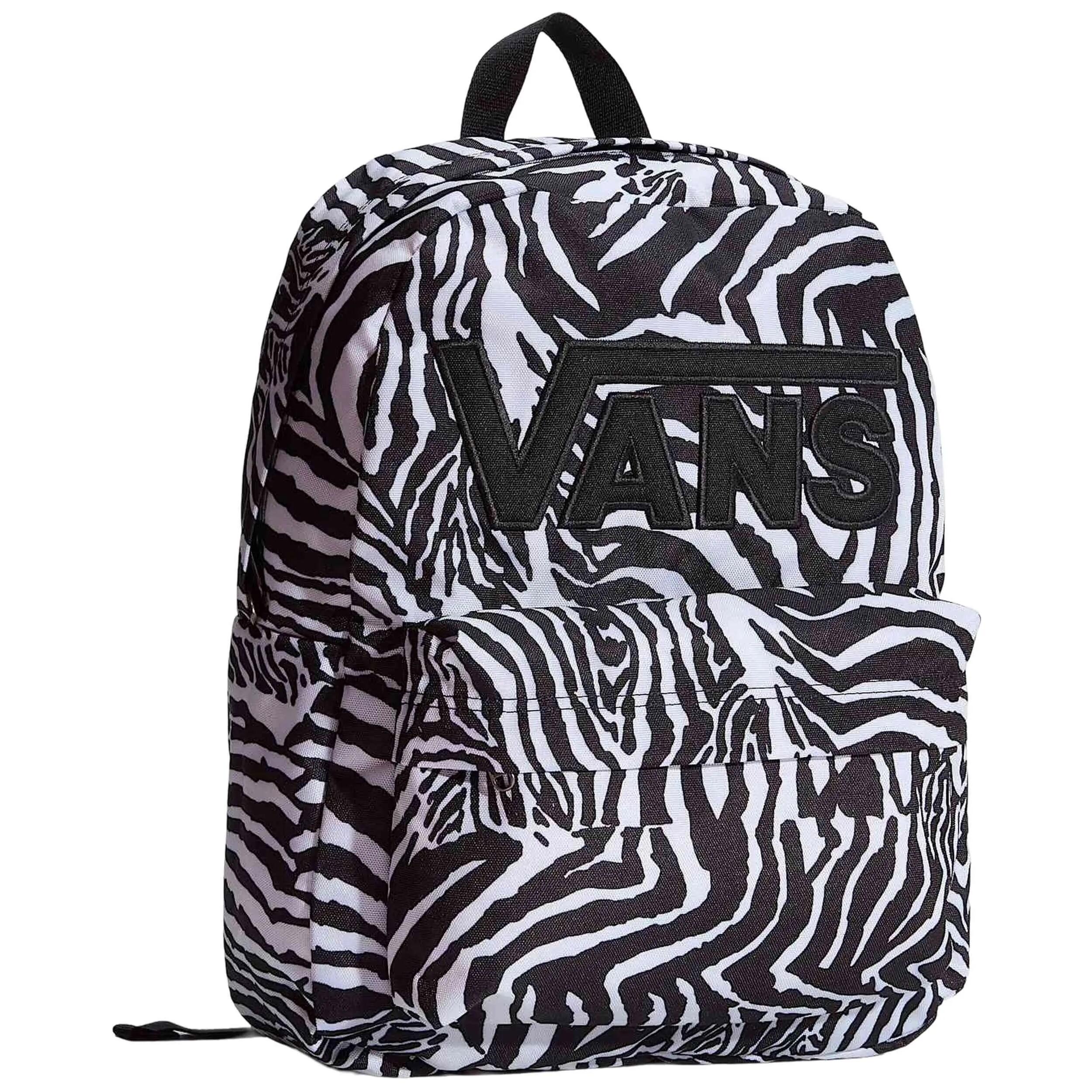Rucksack Vans Modell Old Skool Drop V Backpack "Marshmallow Zebra" für frauen 2/5