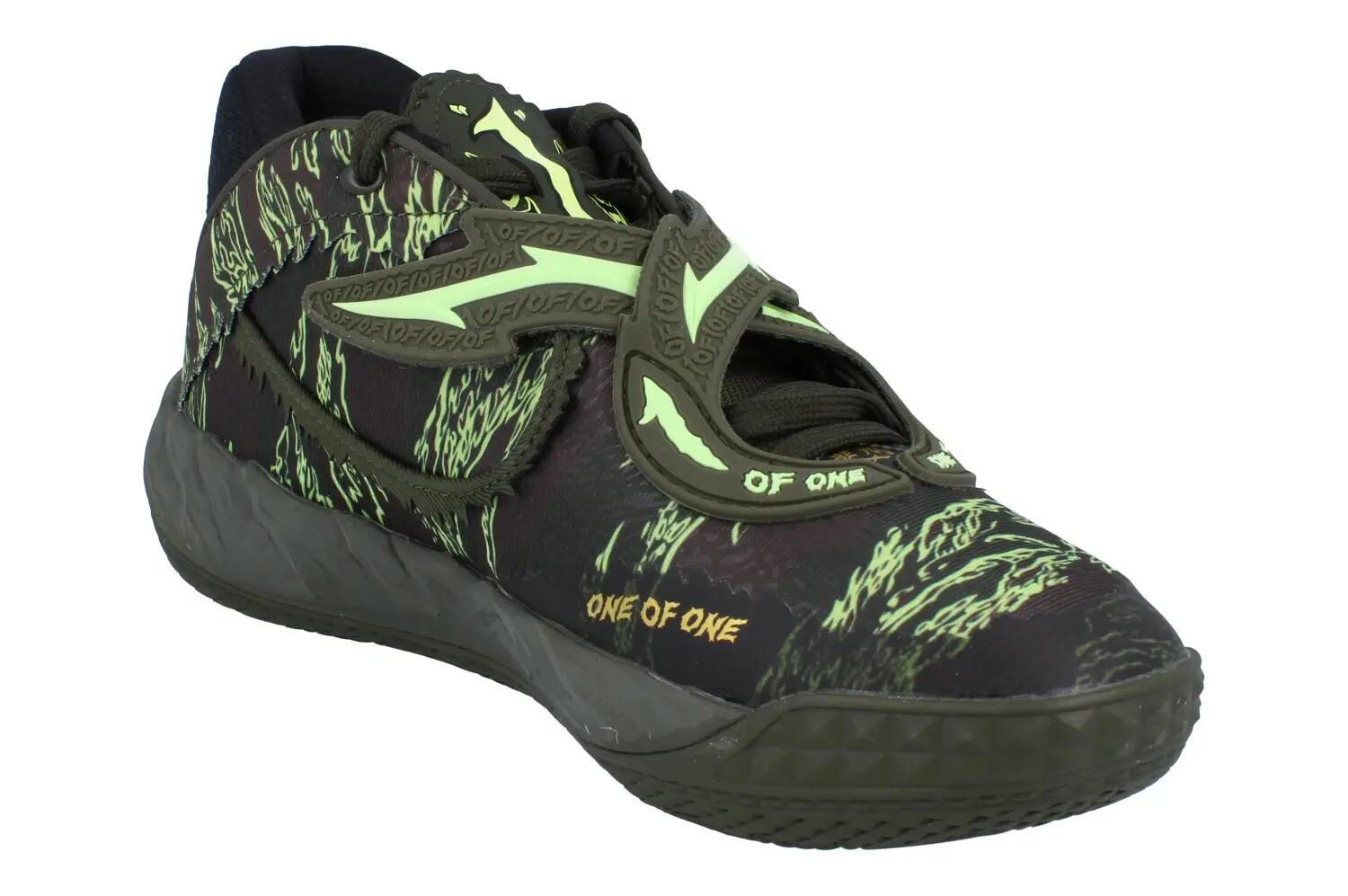 Puma MB.05 Camo LA Melo Ball Mens Basketball Trainers 4/6