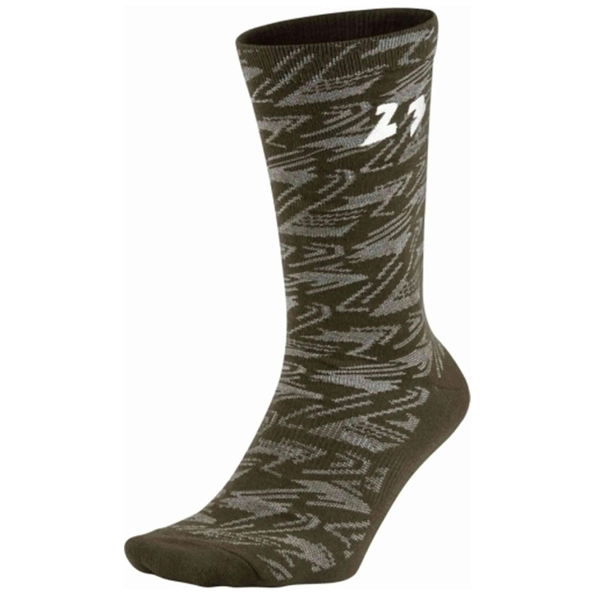 Meias Jordan modelo Jordan AJ 8 Sock (355/sequoia/white) para unissex 3/3