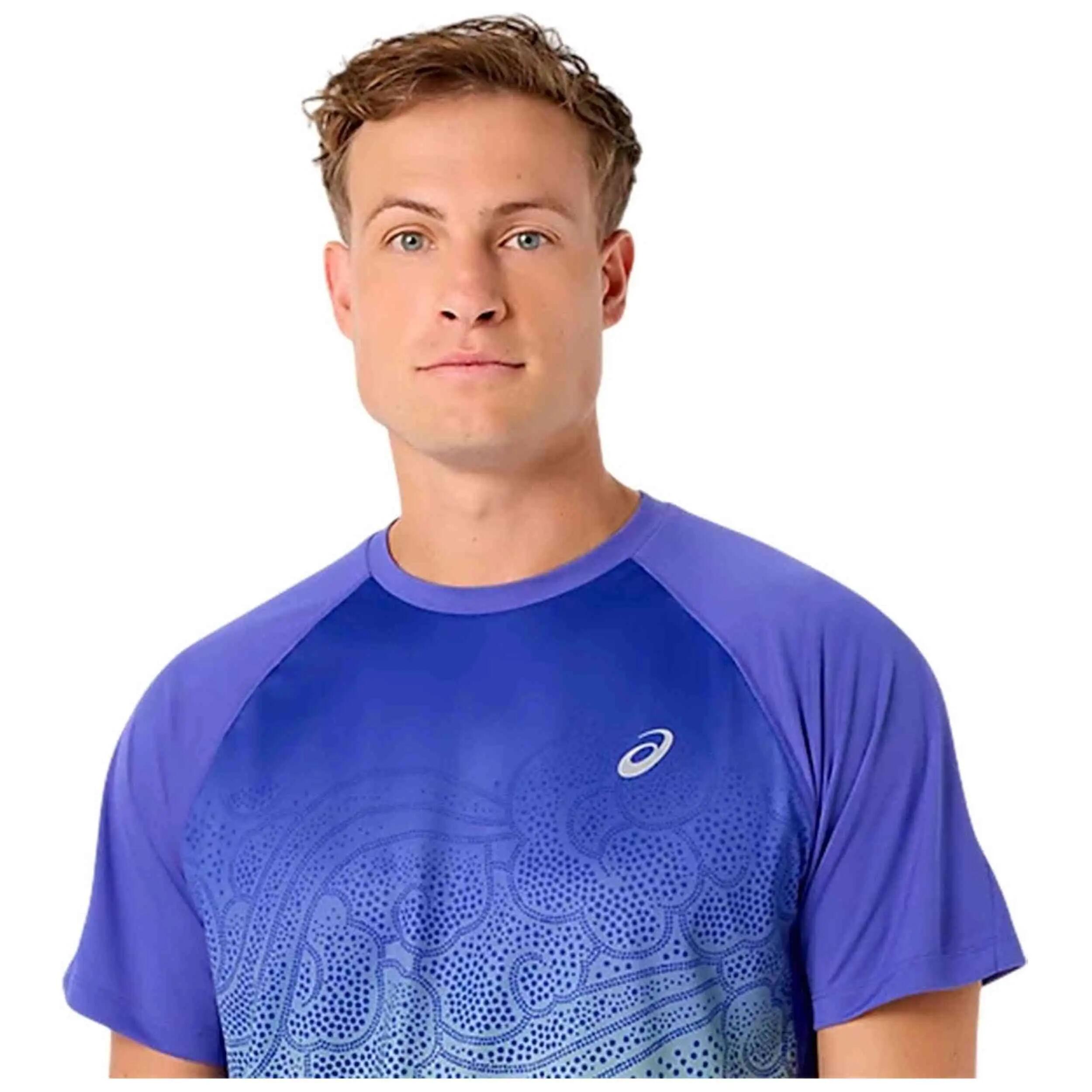Camiseta de manga corta Asics modelo Road Fade para hombre 4/5