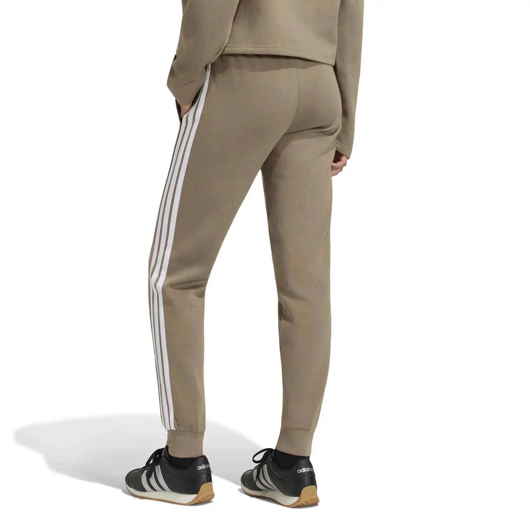 Pantalón de chándal slim mujer adidas Essentials 3-Stripes Fleece 4/6