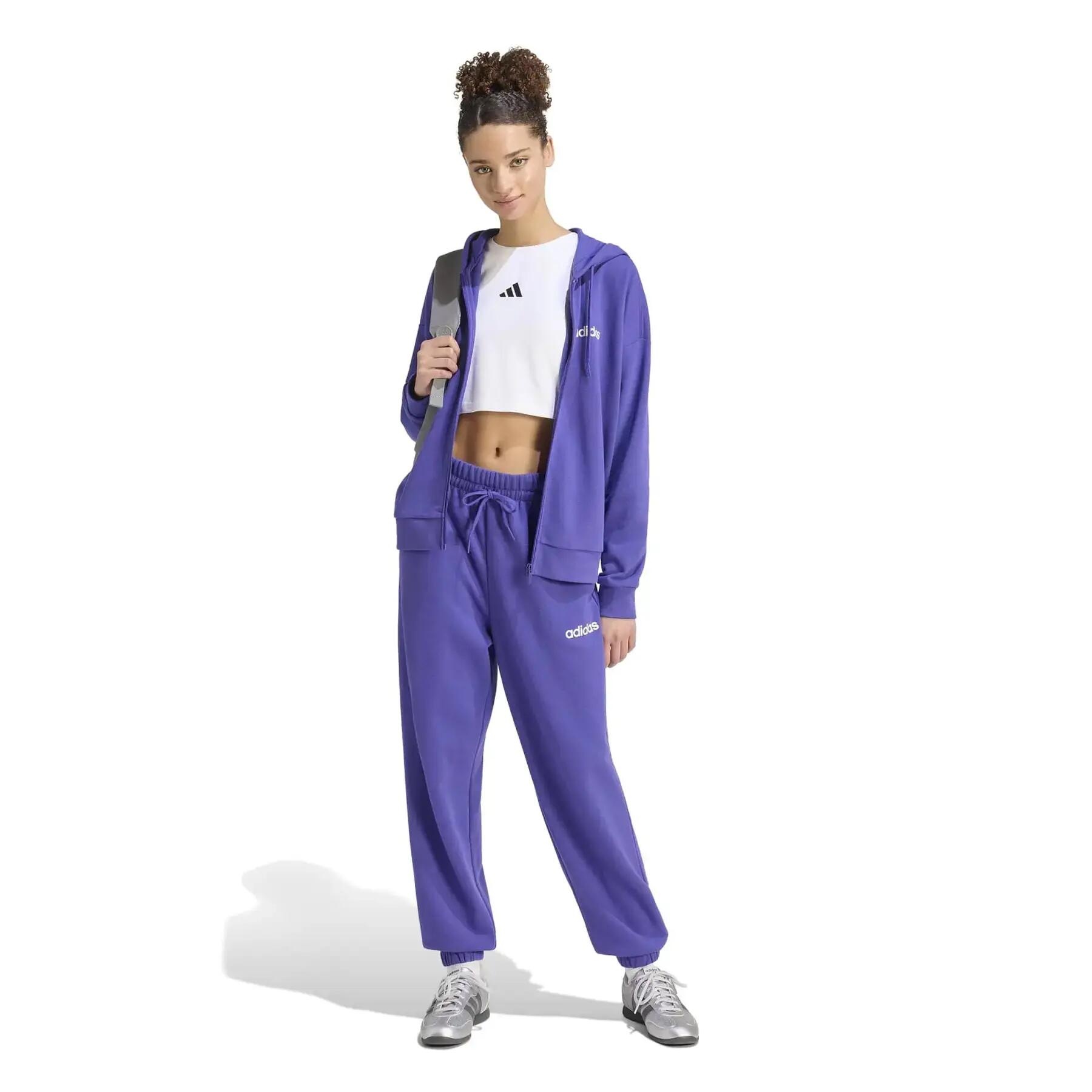 Pantalon de jogging femme adidas Essentials Linear Cuffed 3/6