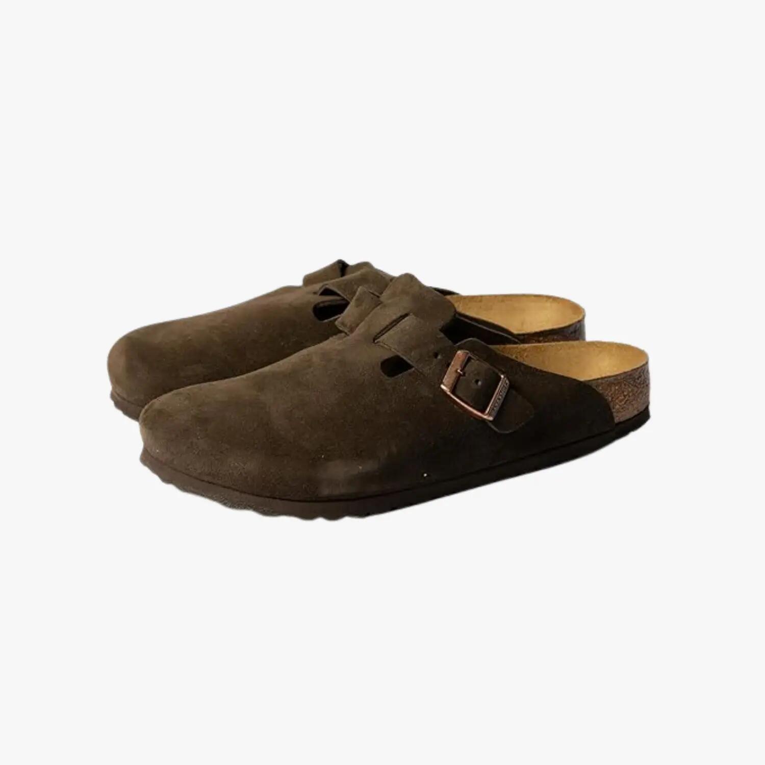 Birkenstock Boston Suede Mocha 2/4