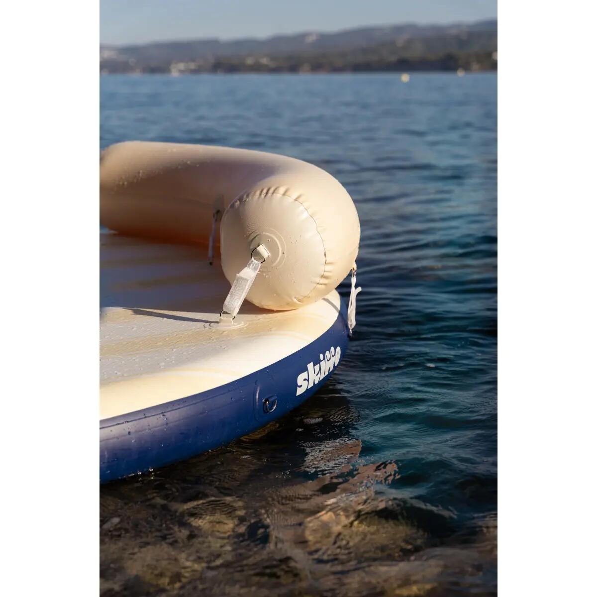 Isola rotonda Drop Stitch con schienale rimovibile – 2 pers. – 200 cm 5/7