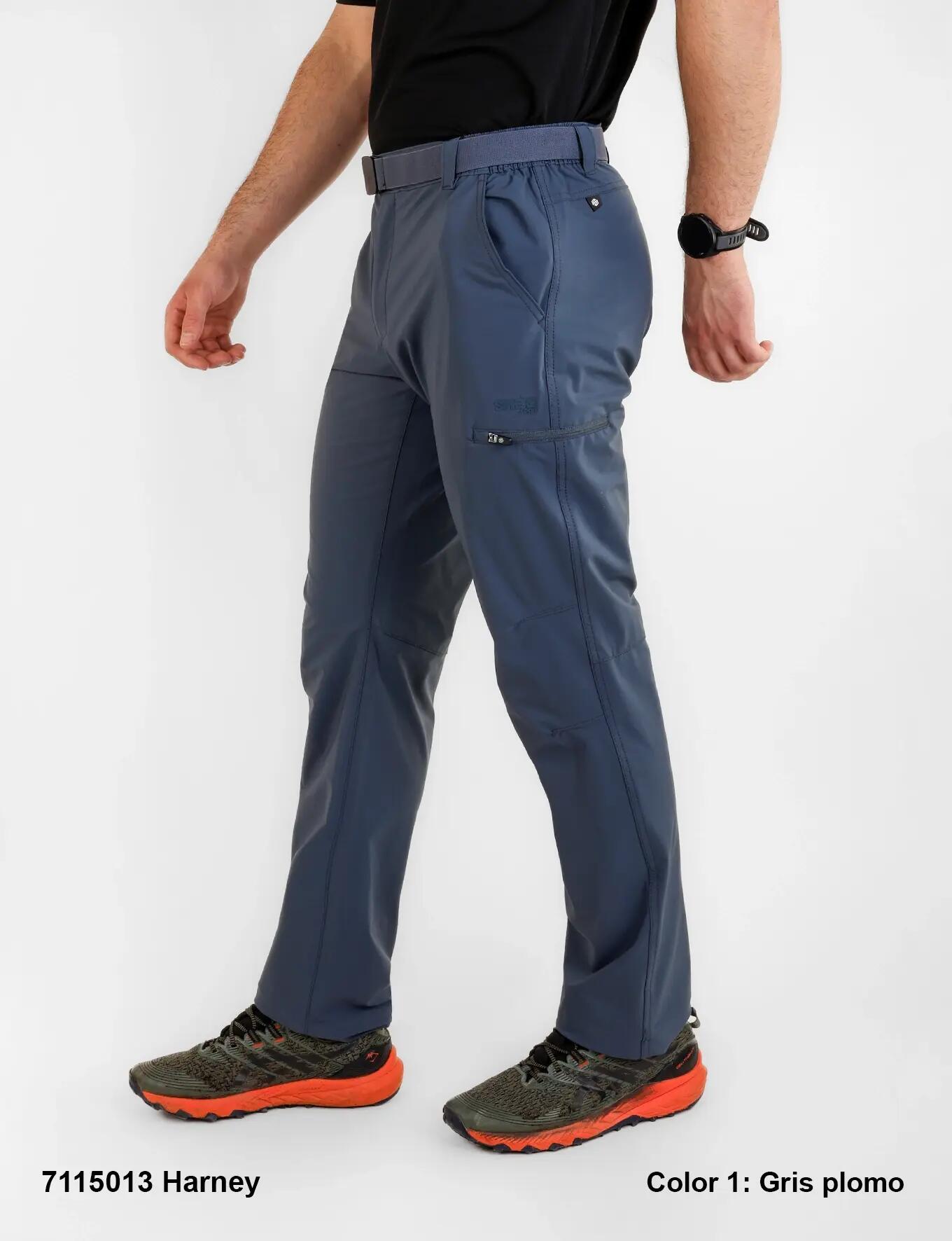 Pantalón running hombre bielástico gris 3/3