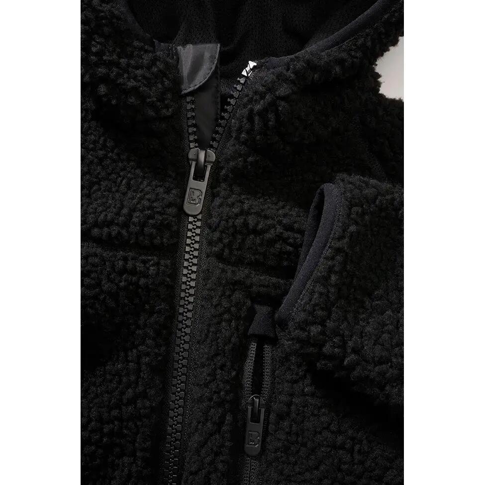 Kinder fleece met capuchon Brandit Teddy 3/4