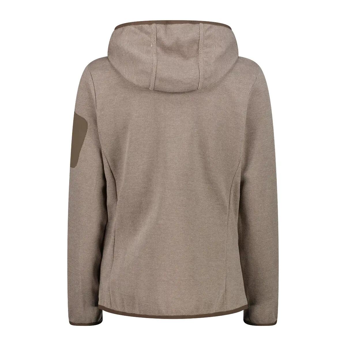 Damska bluza z kapturem z siateczkowymi wstawkami CMP Knit-Tech 2/3