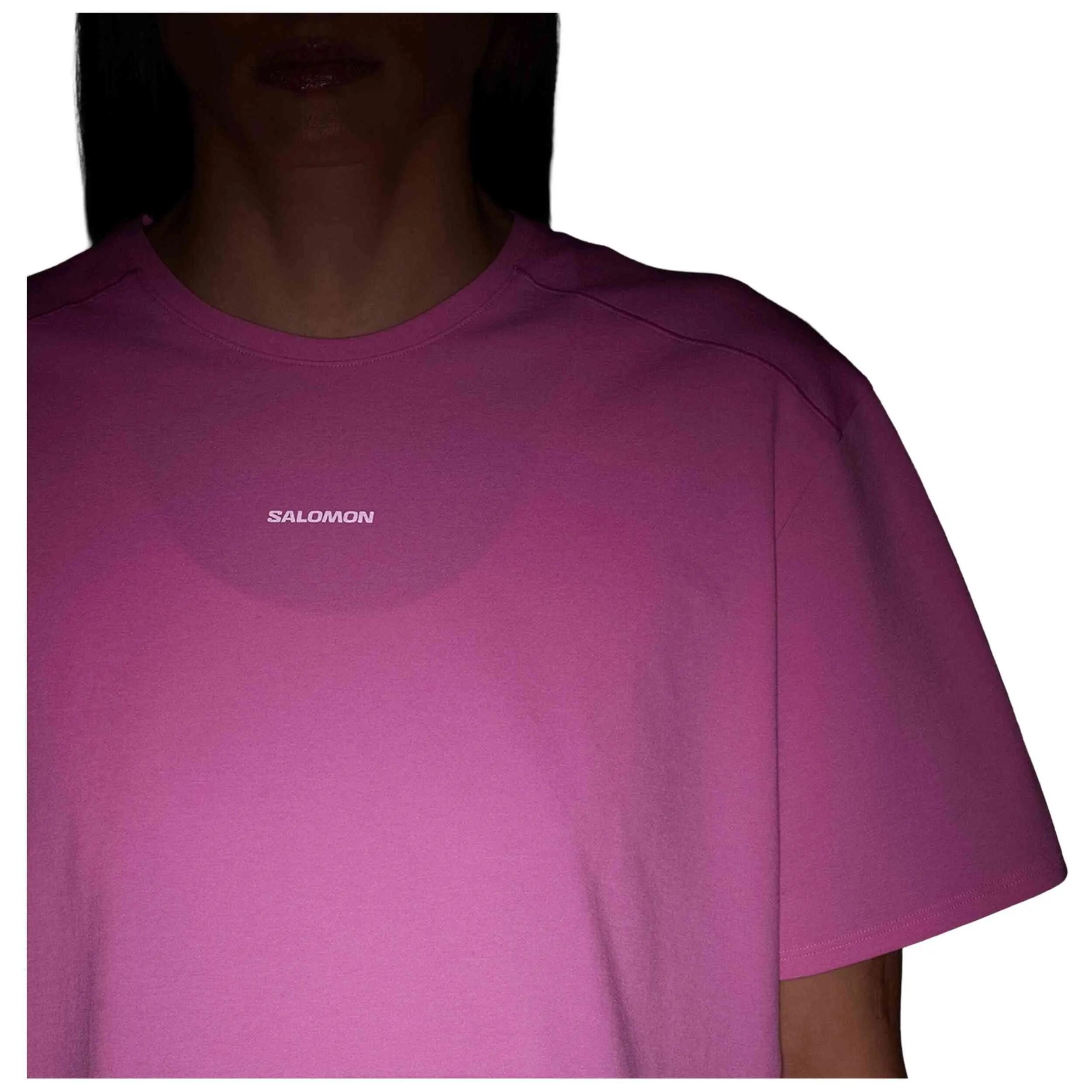 Kurzarmshirt Salomon Modell Trackline für frauen 4/4