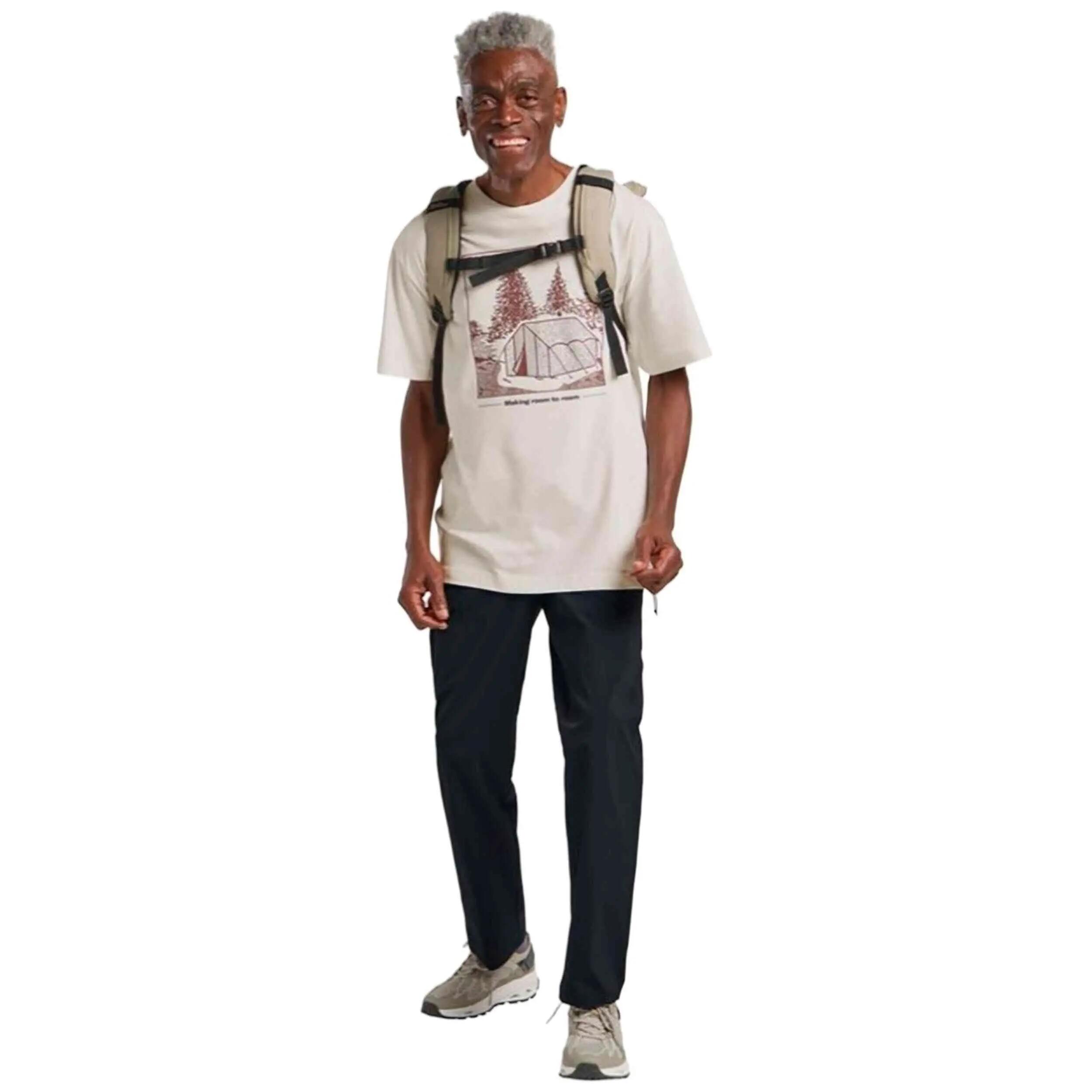 Kurzarmshirt Jack Wolfskin Modell Freeroamer T M für männer 4/4