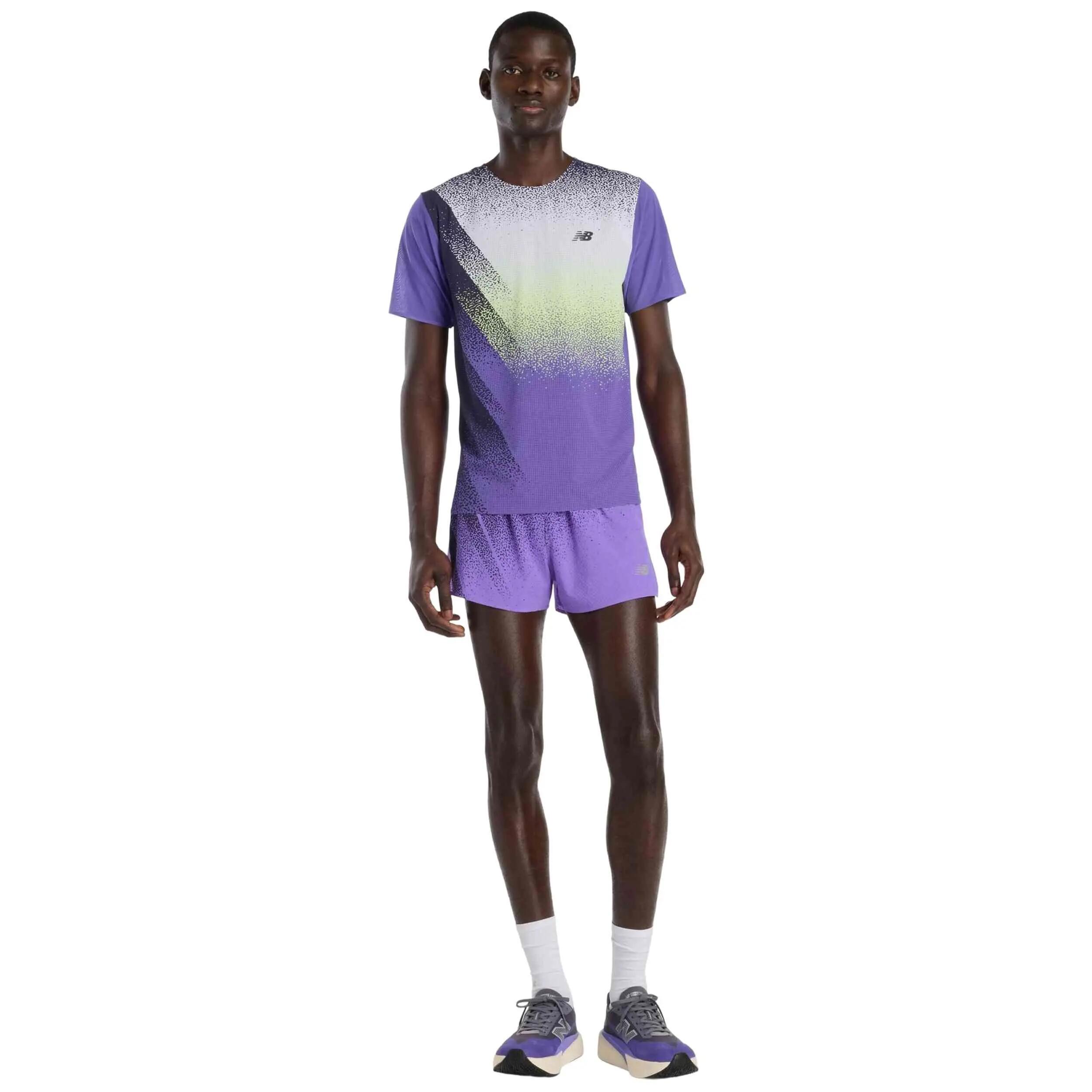 Kurzarmshirt New Balance Modell MT61Q7ID-EPU für unisex 3/5