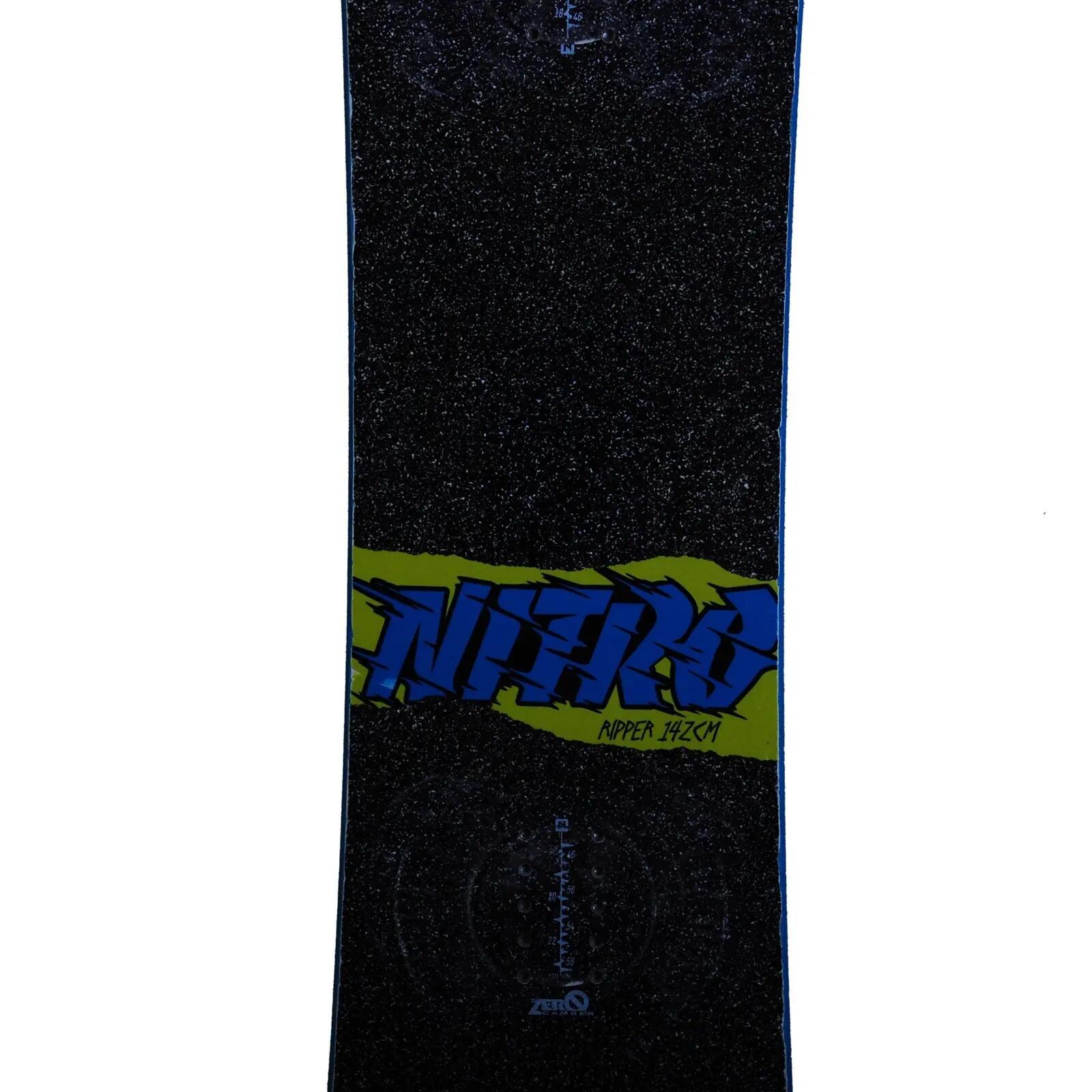 RECONDITIONNE - Snowboard Junior Nitro Ripper + Fixations Coque 3/4