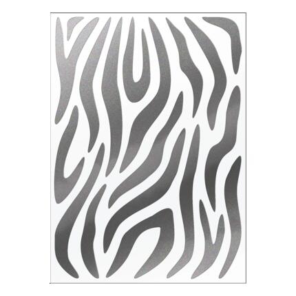 Fahrrad Zebra Aufkleber Set, 20x15 cm, Sticker für Rahmen & Helm, wetterfest