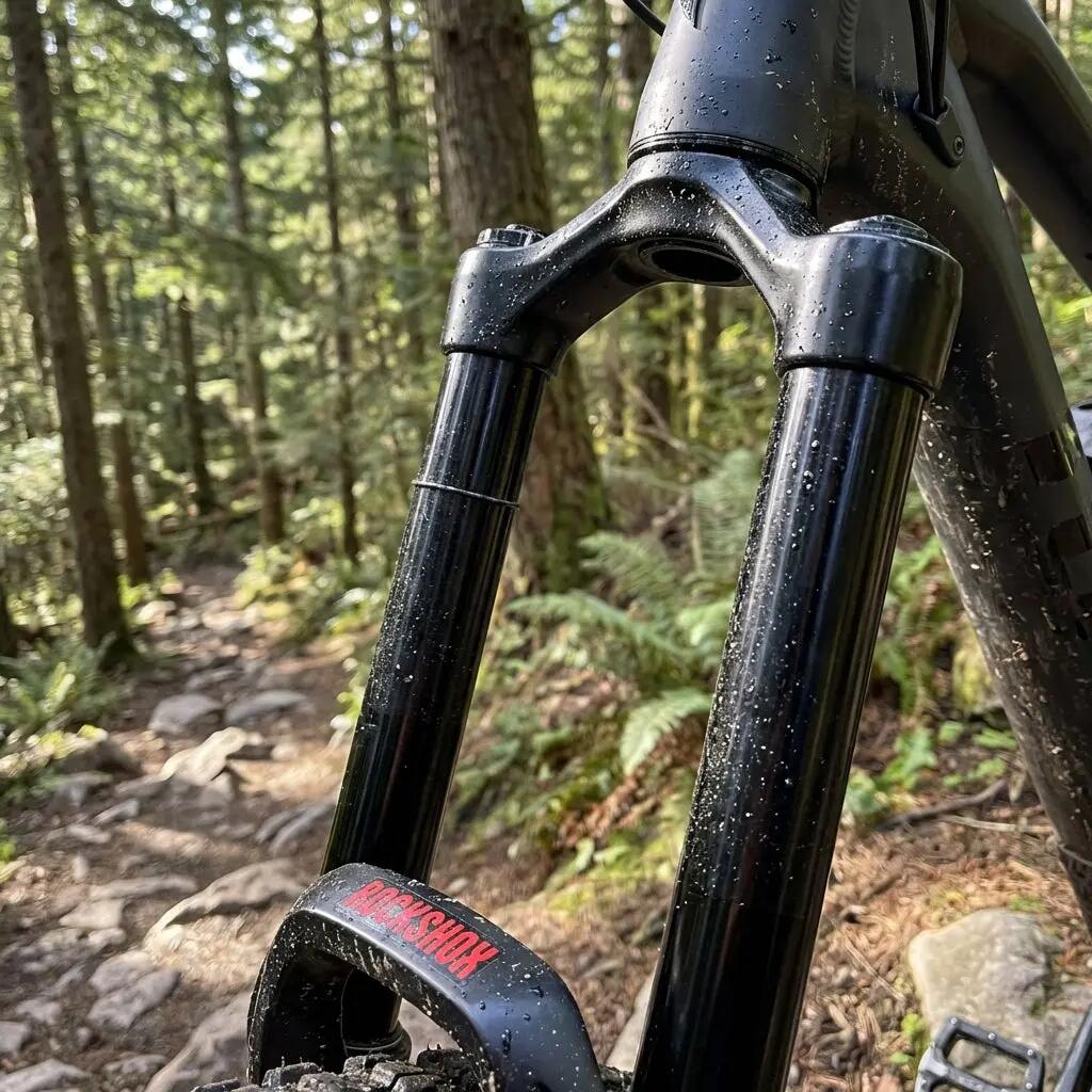 RockShox Tige de fourche + couronne (CSU) RS Domain2022 + DA27/29Boost, 44Offs, 2/3