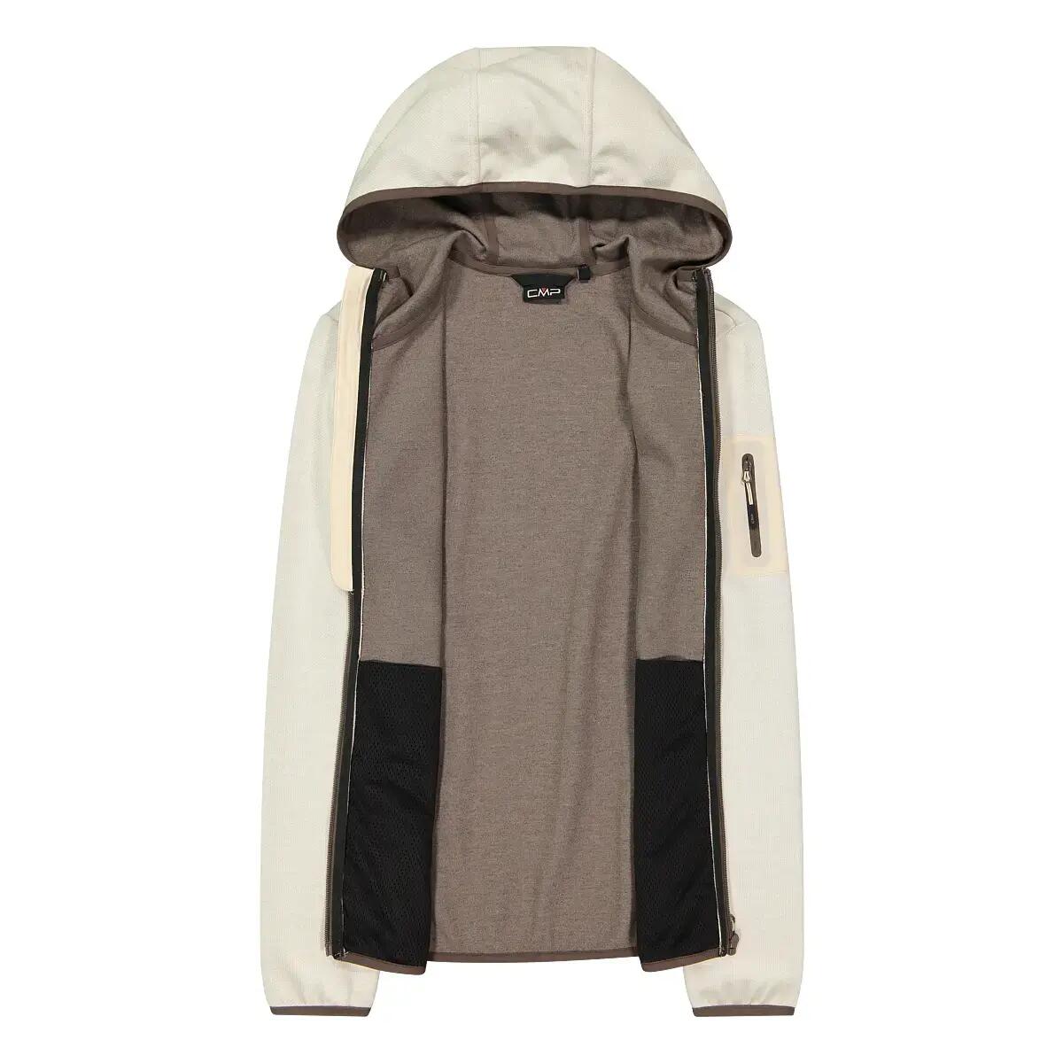 Sweatshirt à capuche empiècements en mesh femme CMP Knit-Tech 4/4